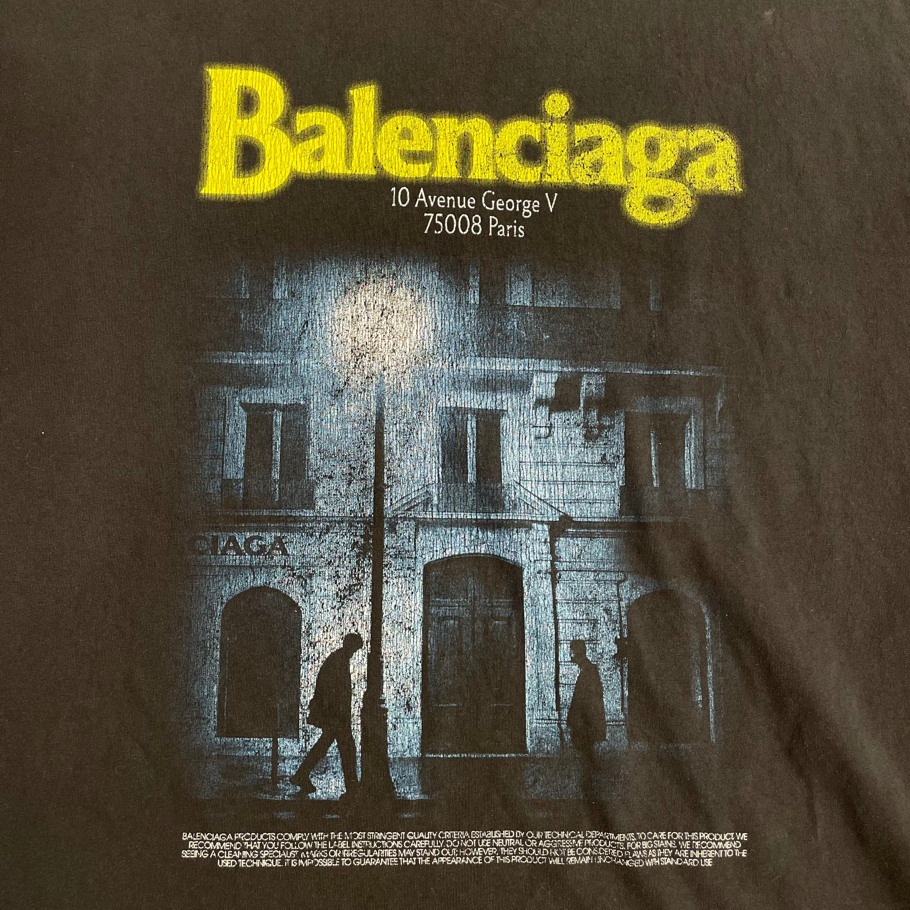 BALENCIAGA/T-Shirt/XXL/Cotton/BLK/ view 8