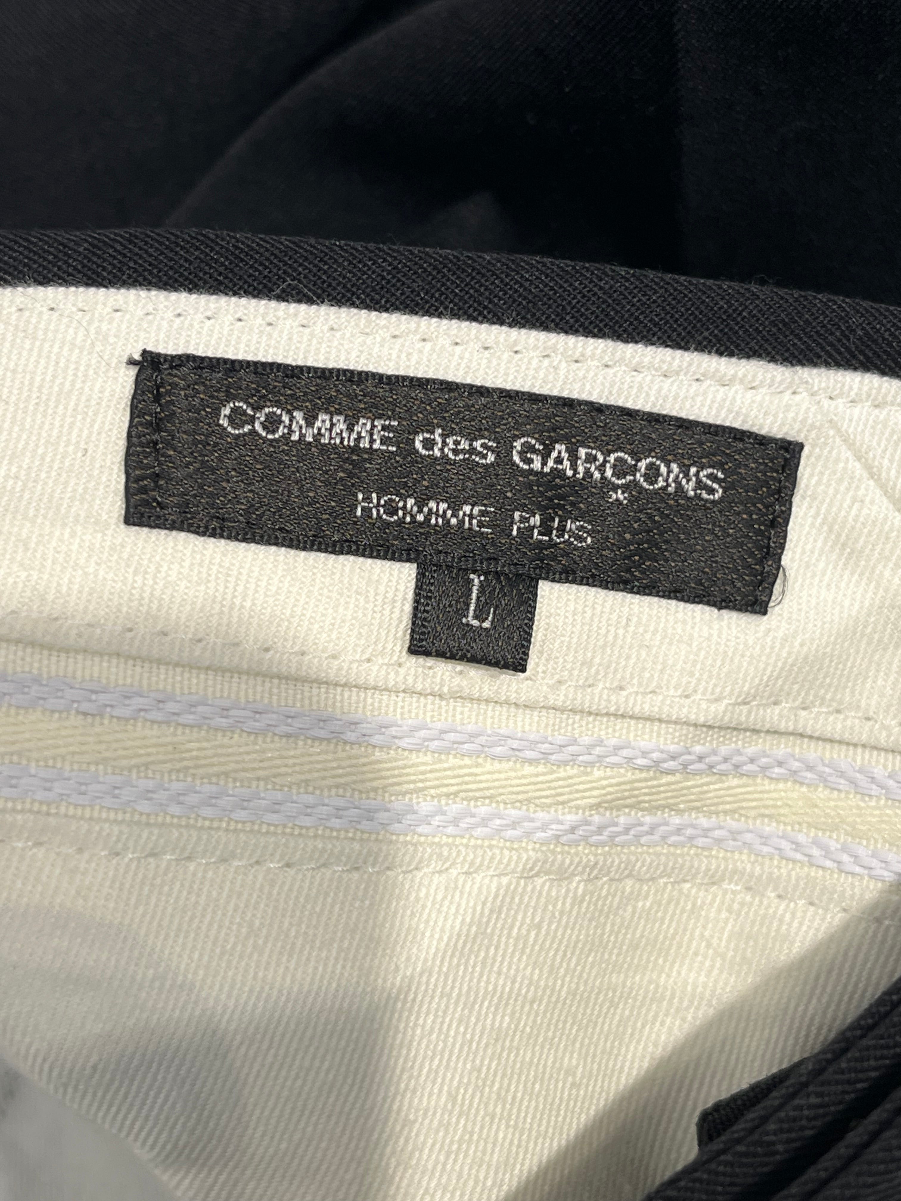 COMME des GARCONS HOMME PLUS/Cropped Pants/L/Wool/BLK/CROP DRESS PANTS view 3