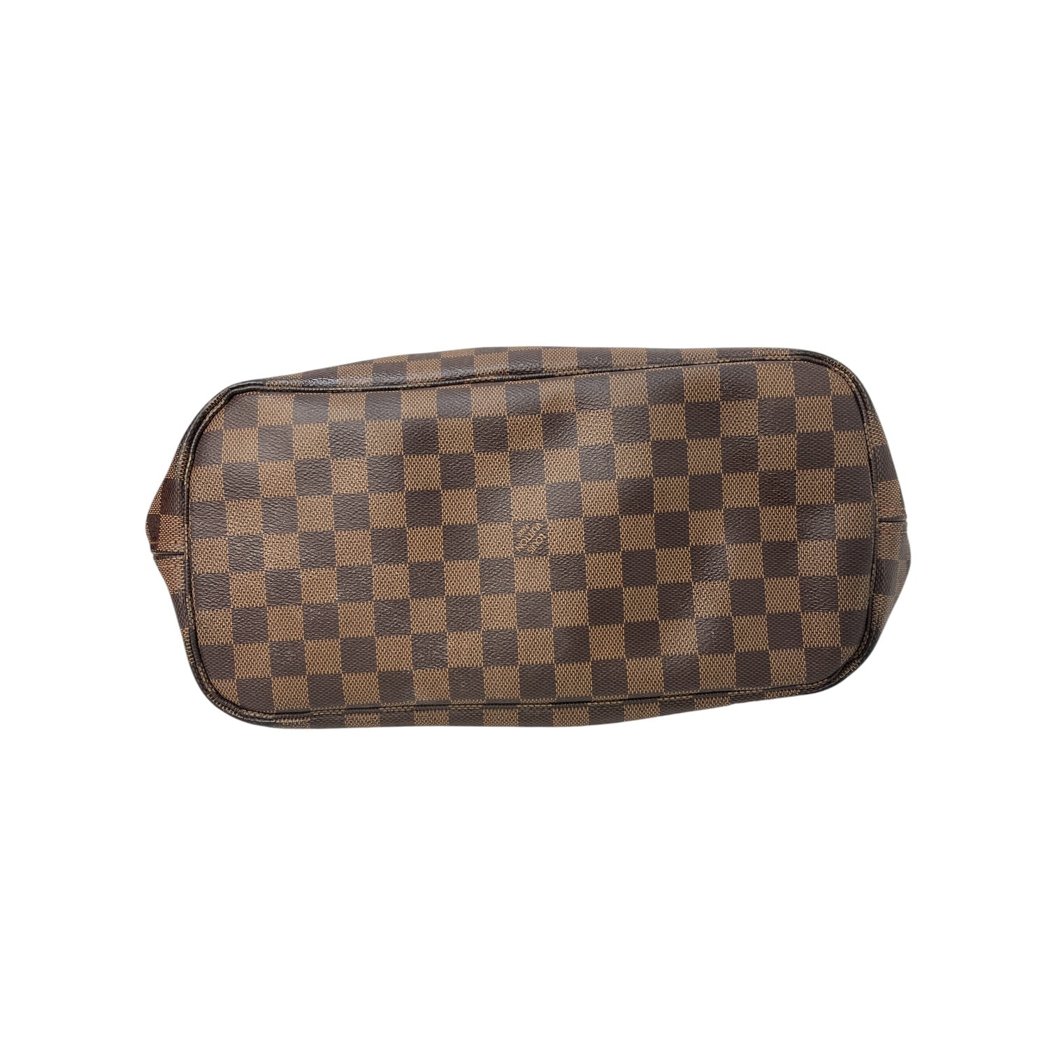 LOUIS VUITTON/Tote Bag/Monogram/Leather/BRW/DAMIER EBENE NEVERFULL MM view 4