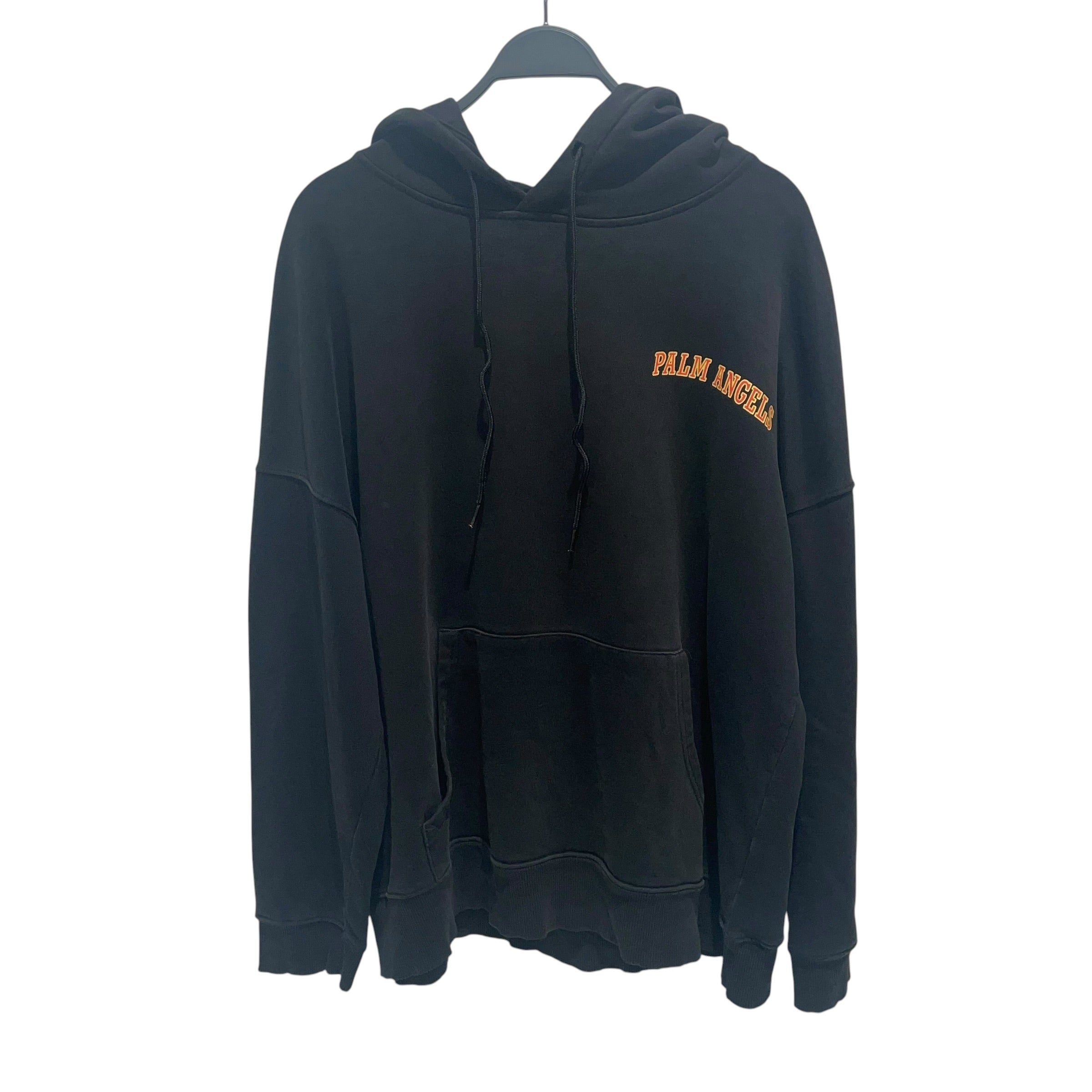 Palm Angels/Hoodie/XL/Cotton/BLK/teddy bear head view 1