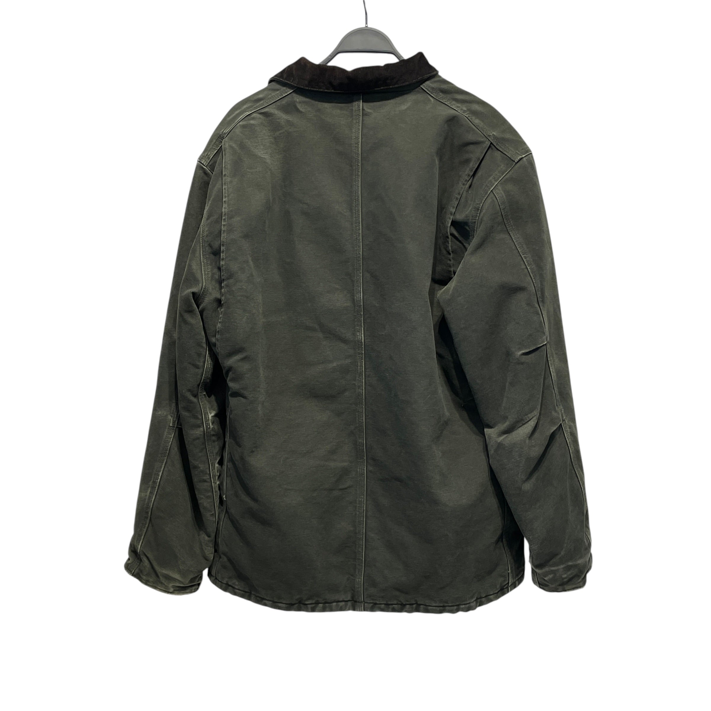Carhartt/Jacket/L/Cotton/GRN/brown courdory collor view 2