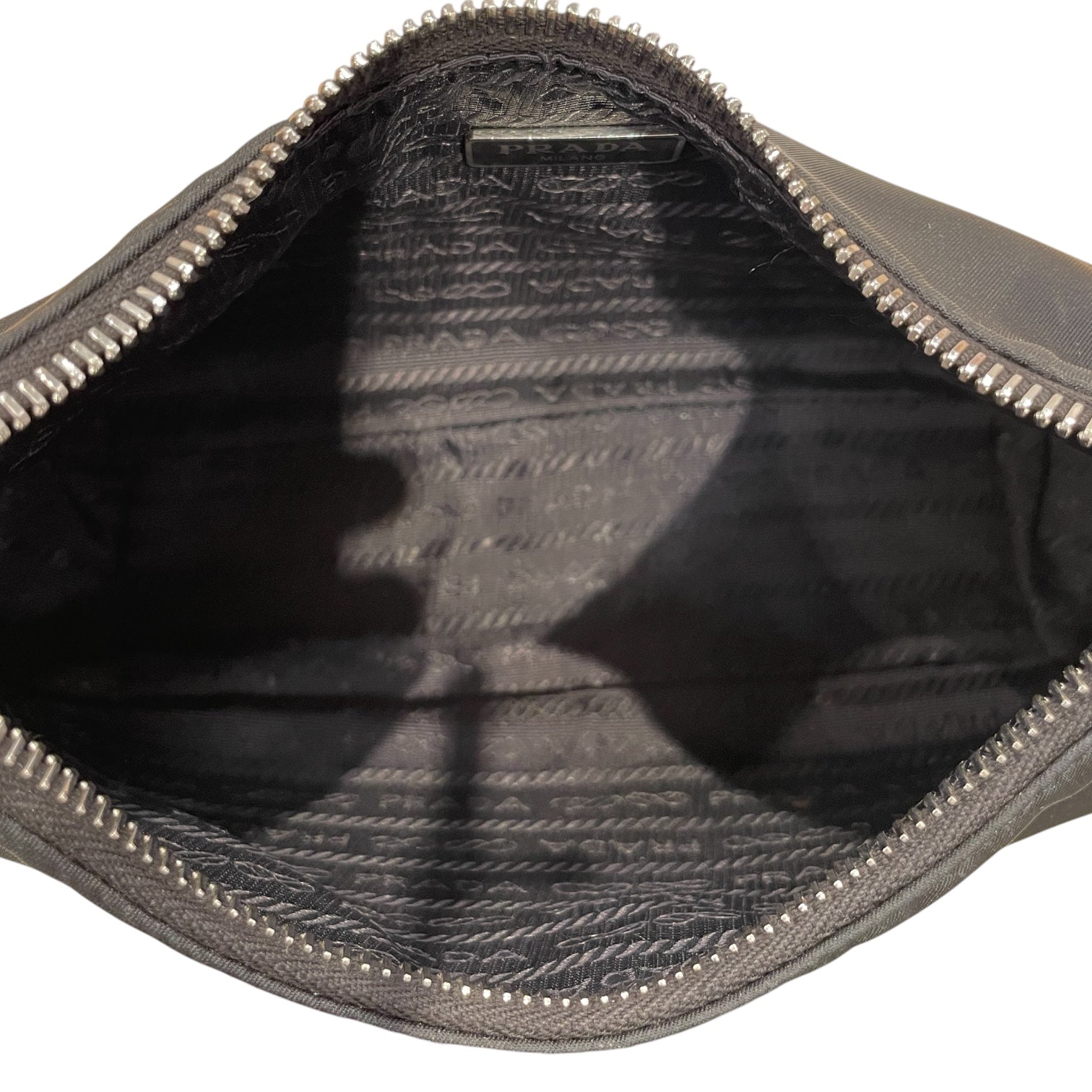 PRADA/Cross Body Bag/Nylon/BLK/re-edition 2005 view 3