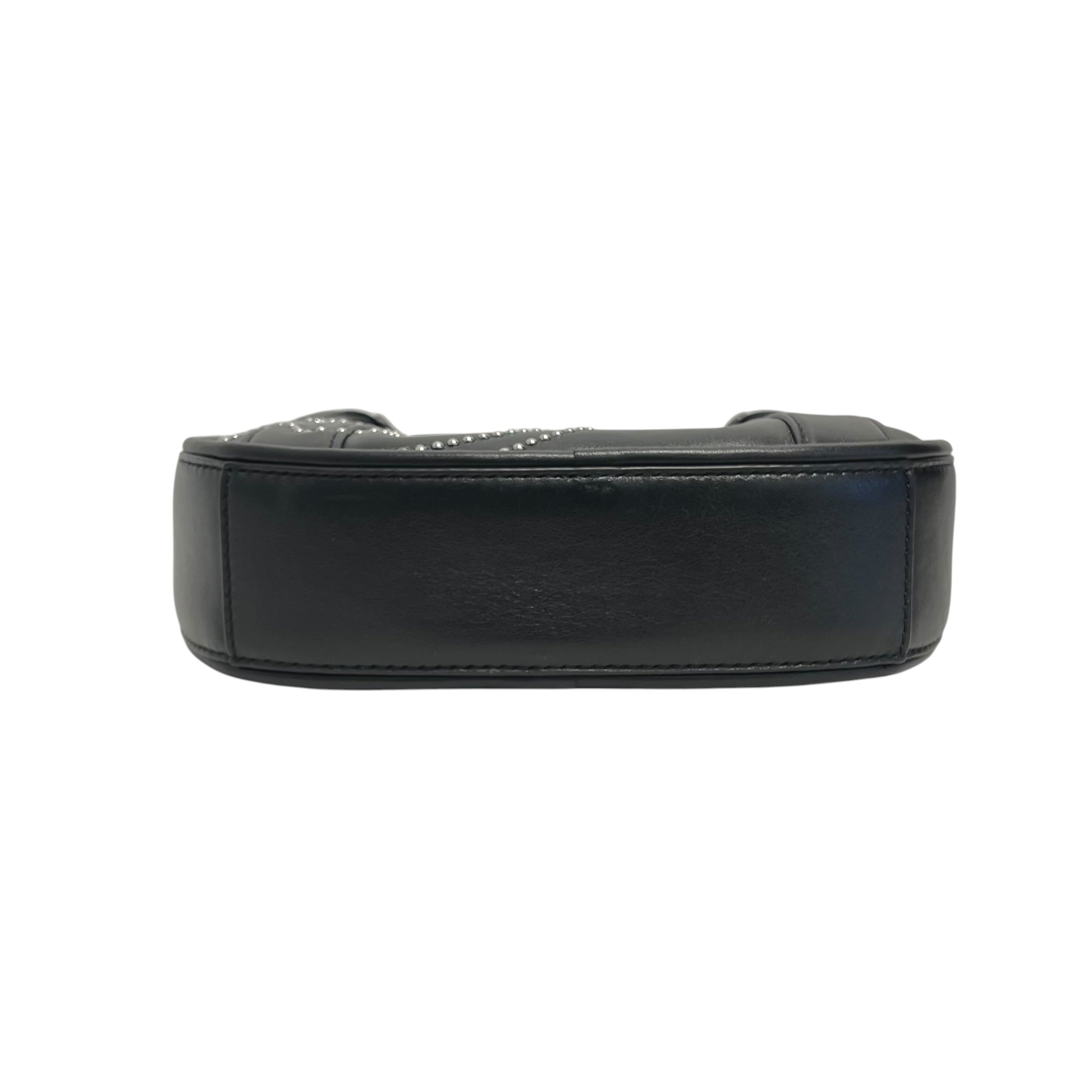 MARC BY MARC JACOBS/MOWALOLA/Hand Bag/Leather/BLK/STUDDED M view 3