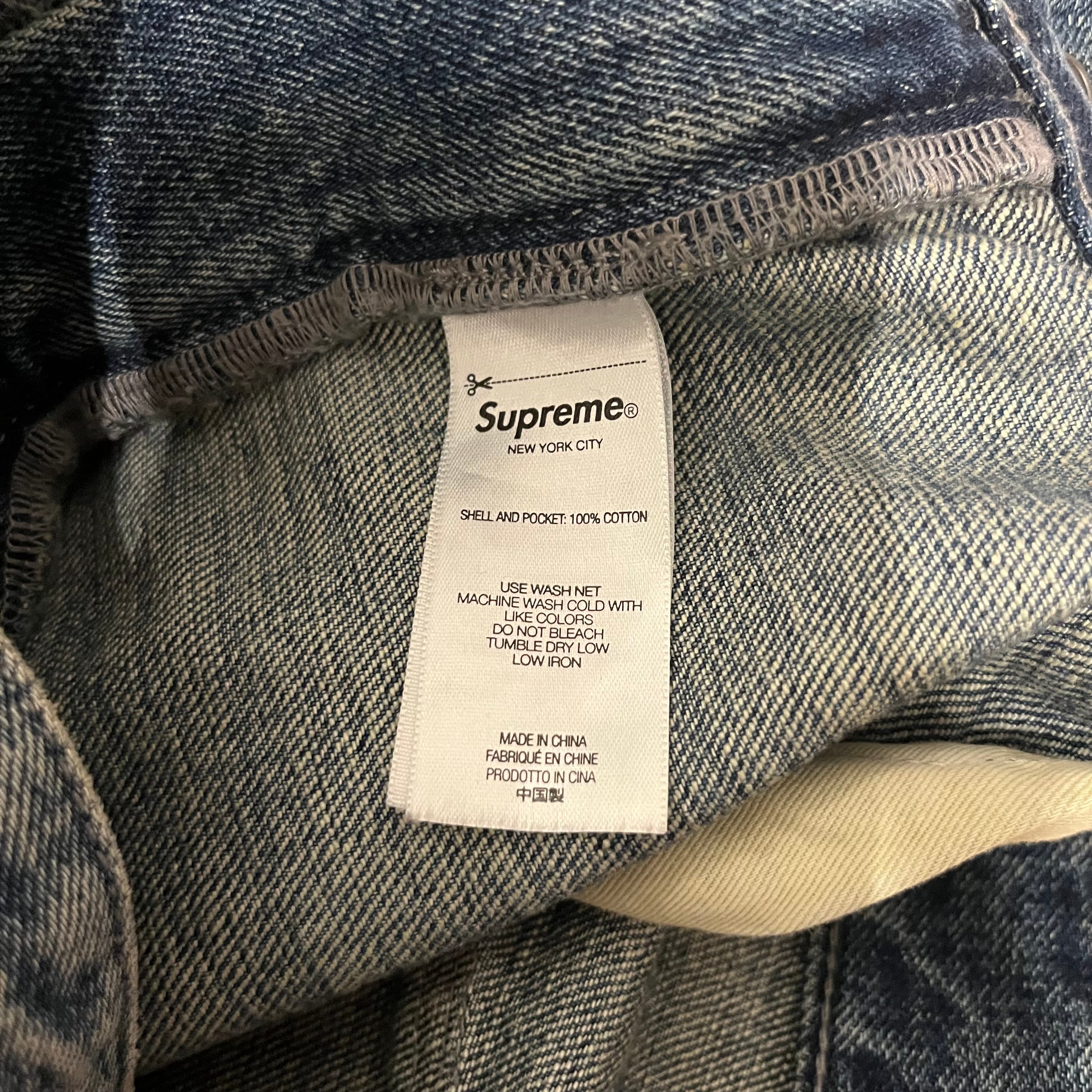 Supreme/Y's/YOHJI YAMAMOTO/Cargo Pants/34/Denim/BLU/ view 4