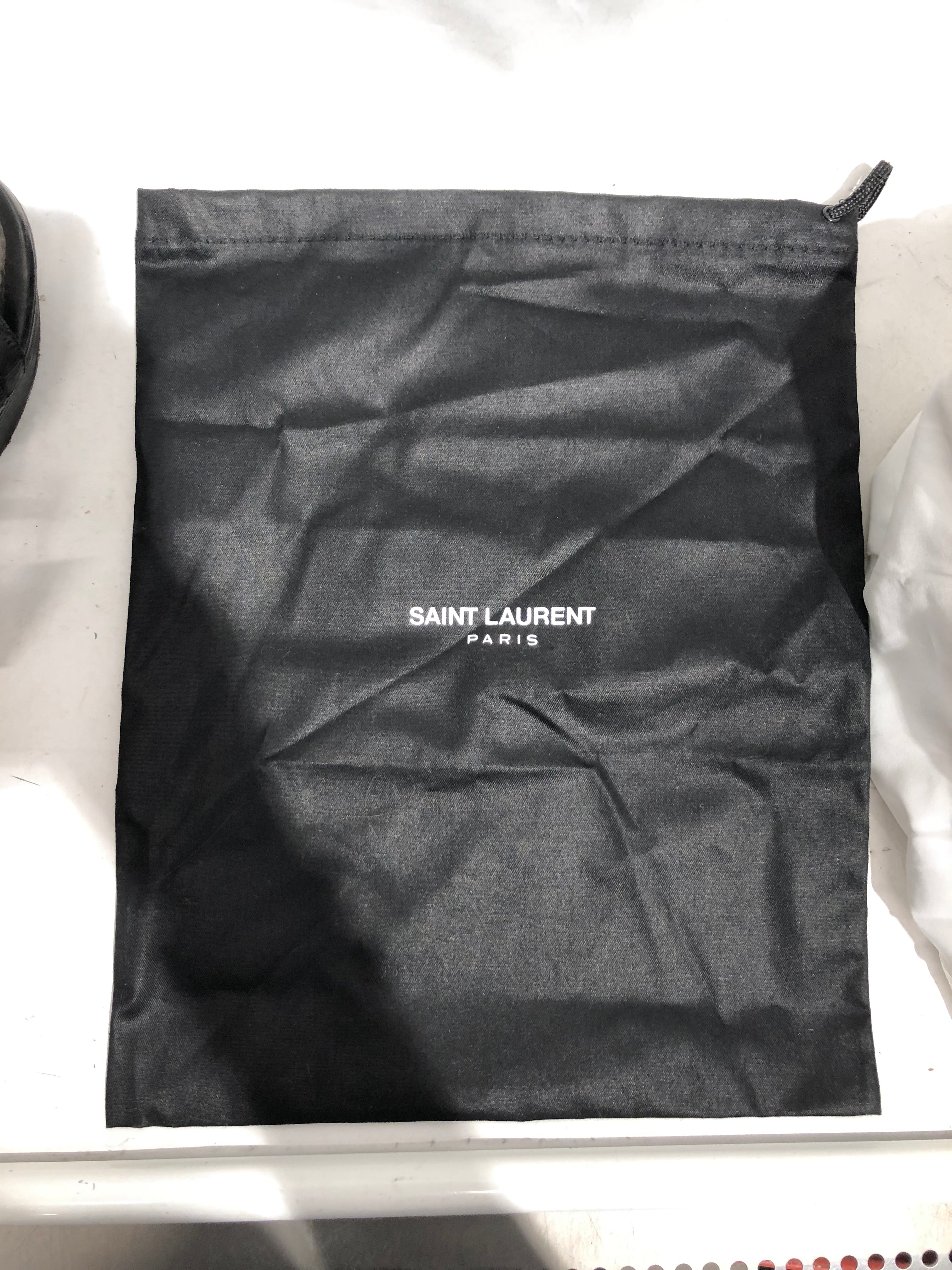 SAINT LAURENT/Heels/EU 36.5/Cotton/BLK/ view 6
