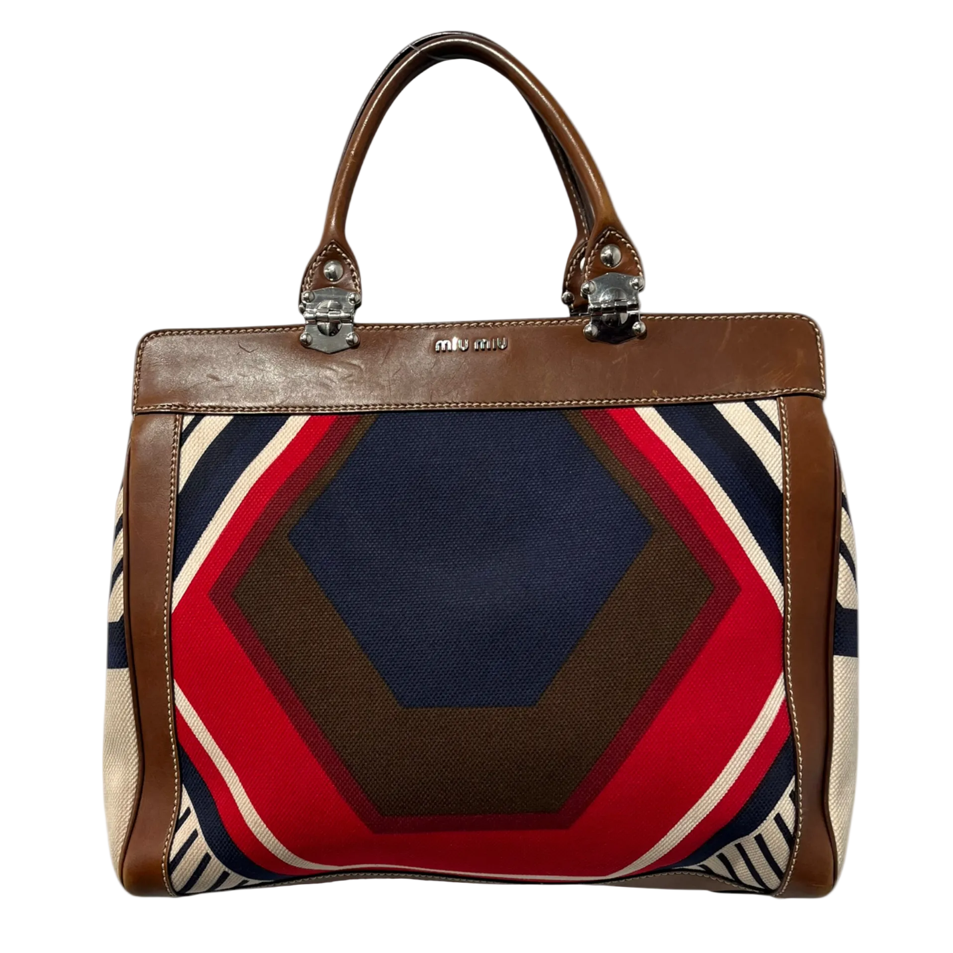 MIU MIU/Bag/Cotton/BRW/ESAGONO TWIGGY HANDLE BAG view 1