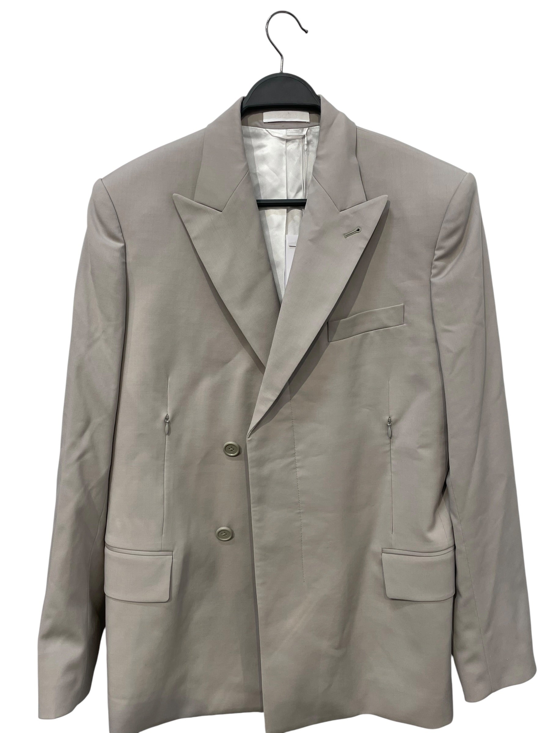 Helmut Lang/Jacket/S/Wool/GRY/zip pockets view 1
