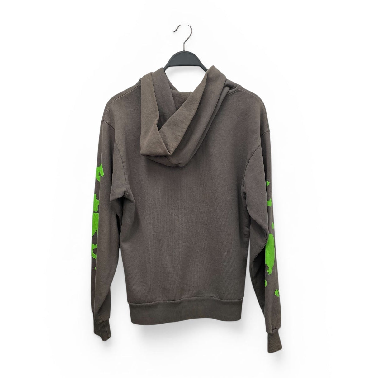 Sp5der/Hoodie/S/Cotton/GRY/GREEN PRINT BIG STAR view 2