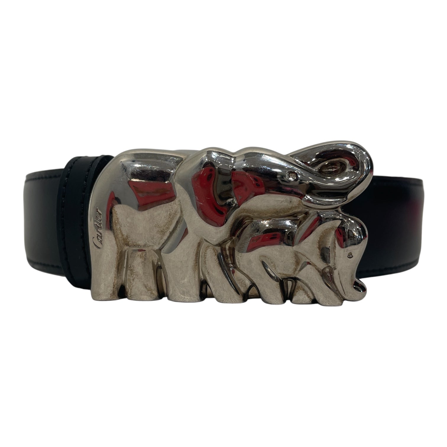 Cartier/Belt/Black/Leather/ view 1