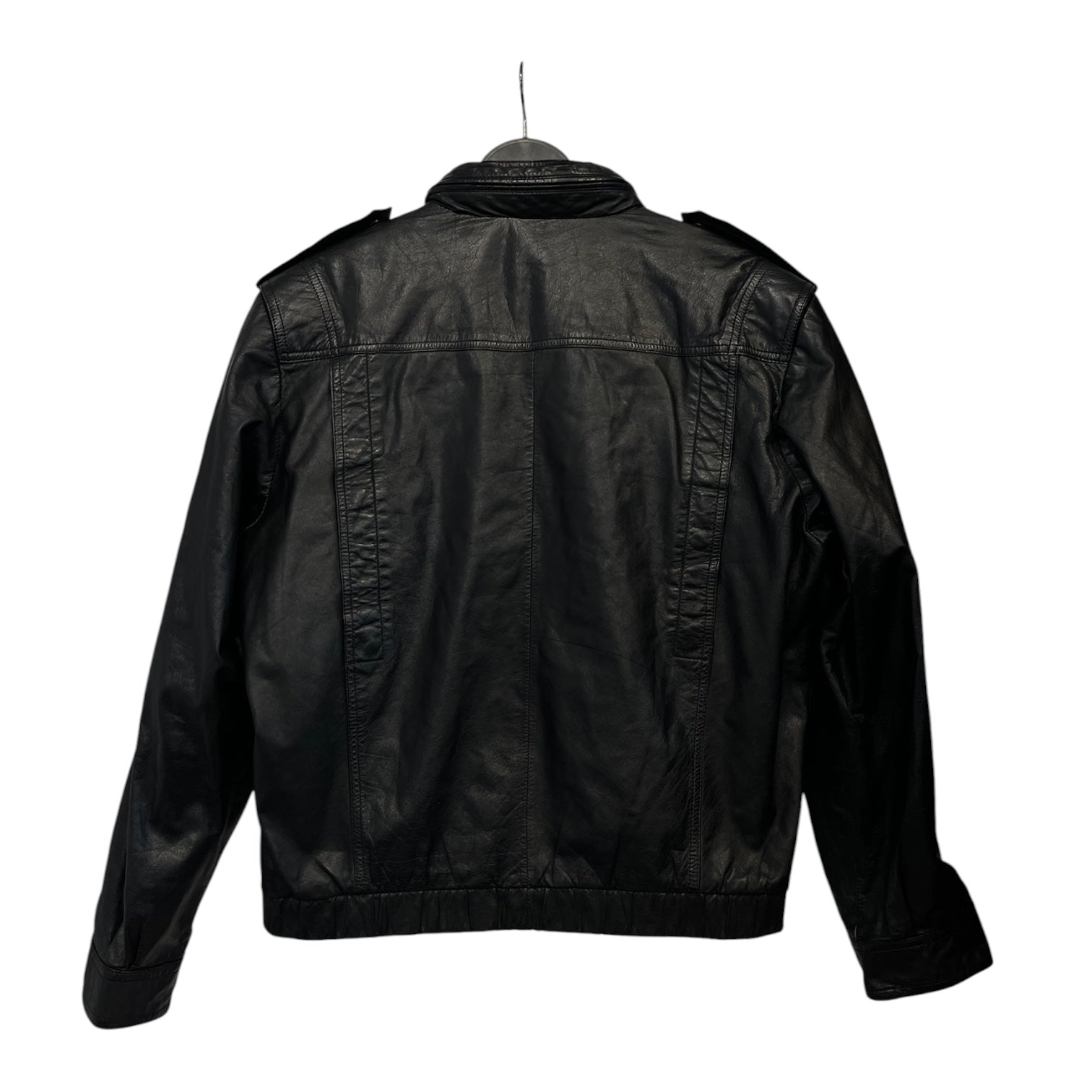 chess king/Leather Jkt/Leather/BLK/removable vest view 2