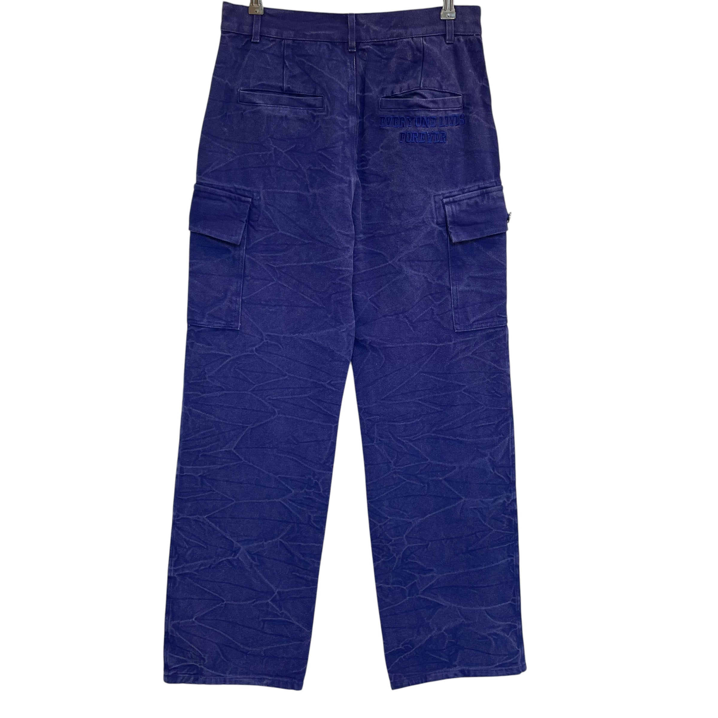 Vale/Cargo Pants/32/Cotton/PPL/EVERYONE LIVES FOREVER EMBRDRY view 2