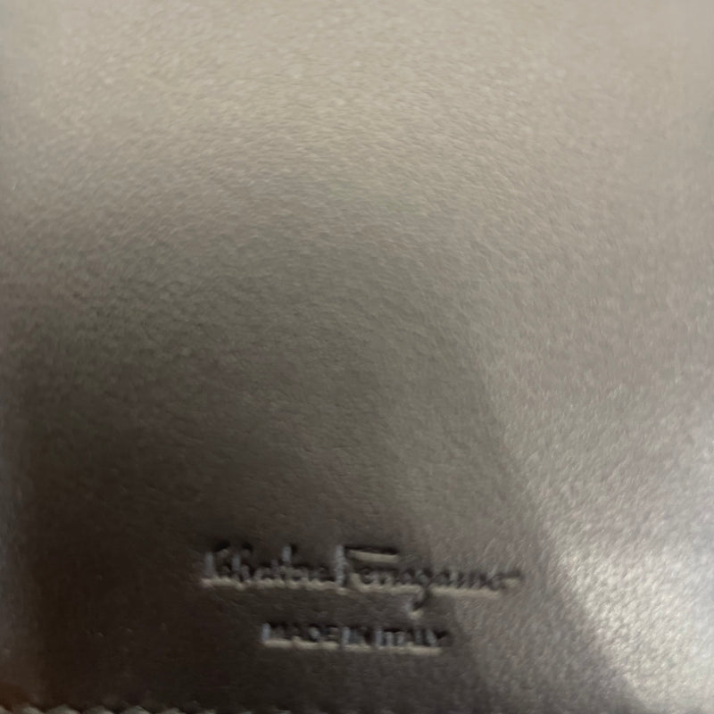 Salvatore Ferragamo/Long Wallet/OS/Leather/BLK/ferragomo B&W wallet