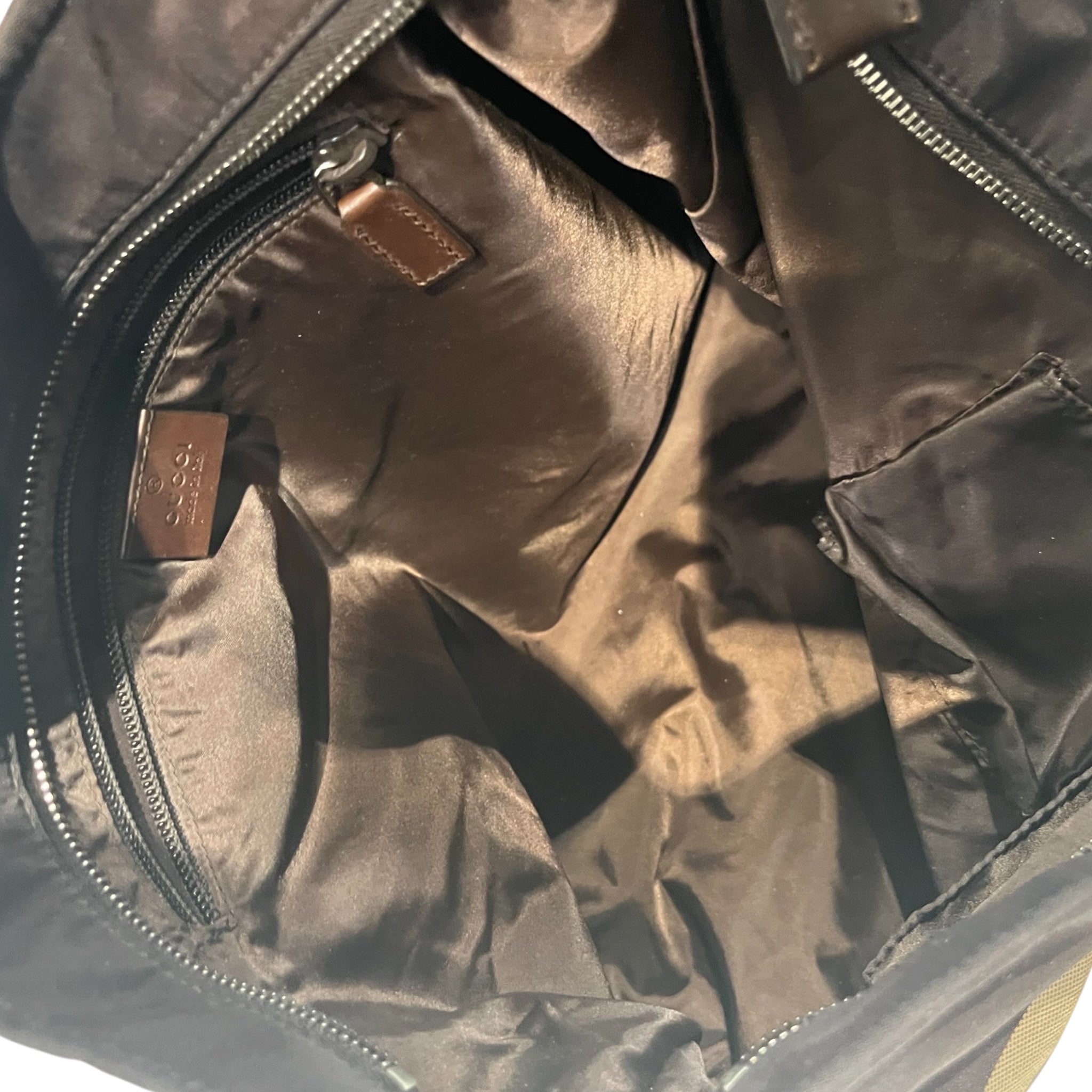 GUCCI/Tote Bag/All Over Print/Nylon/BRW/Nylon Diamante view 3