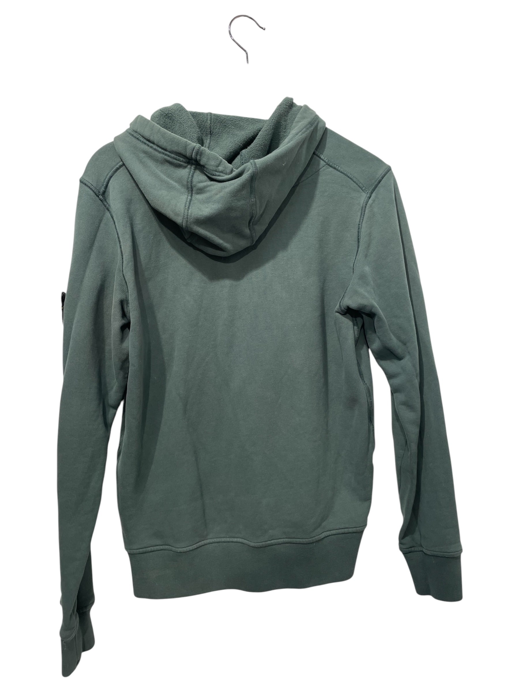 STONE ISLAND/Hoodie/S/Cotton/GRN/petrol patch view 2