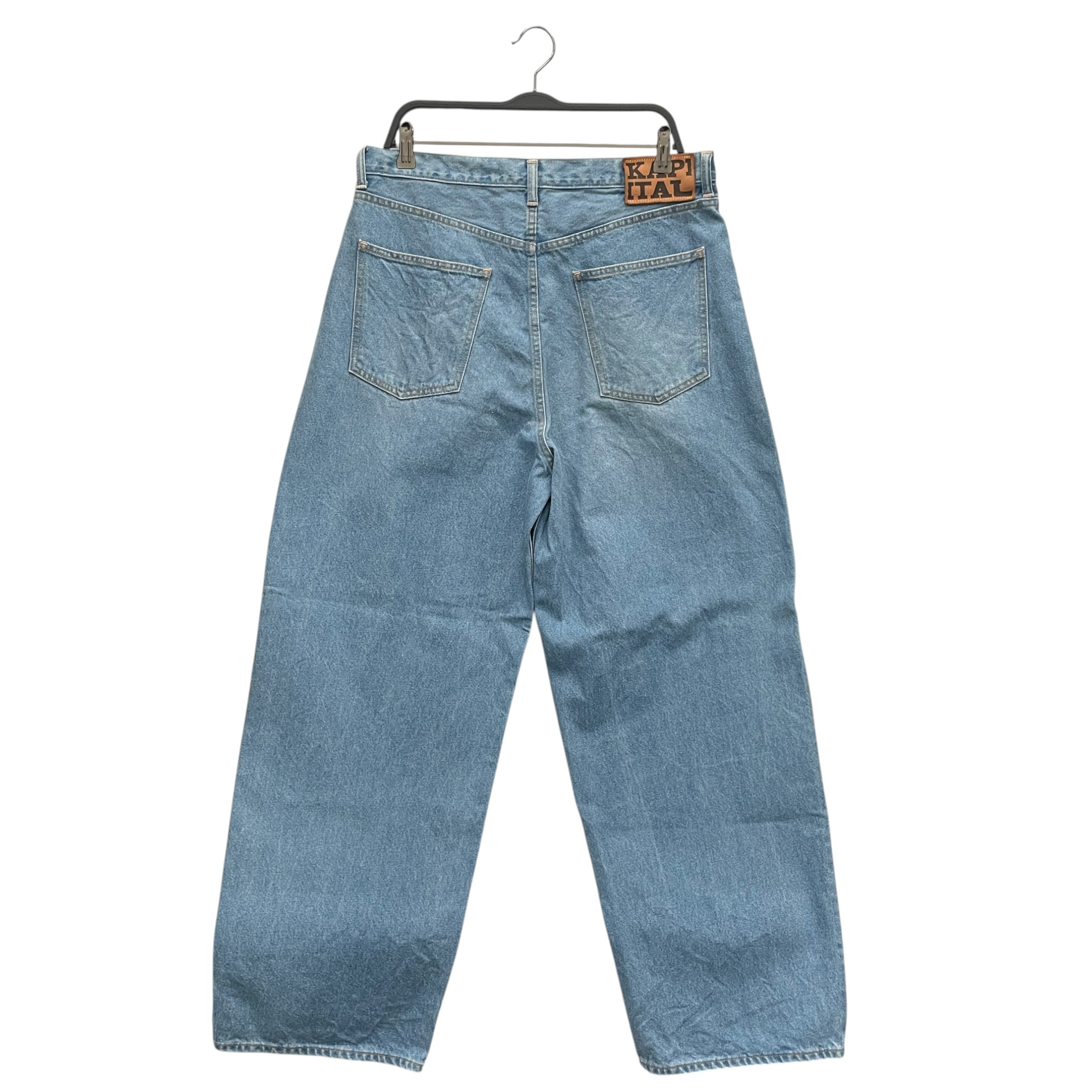 KAPITAL/Straight Pants/36/Denim/BLU/DENIM CLUB BAGGY view 2