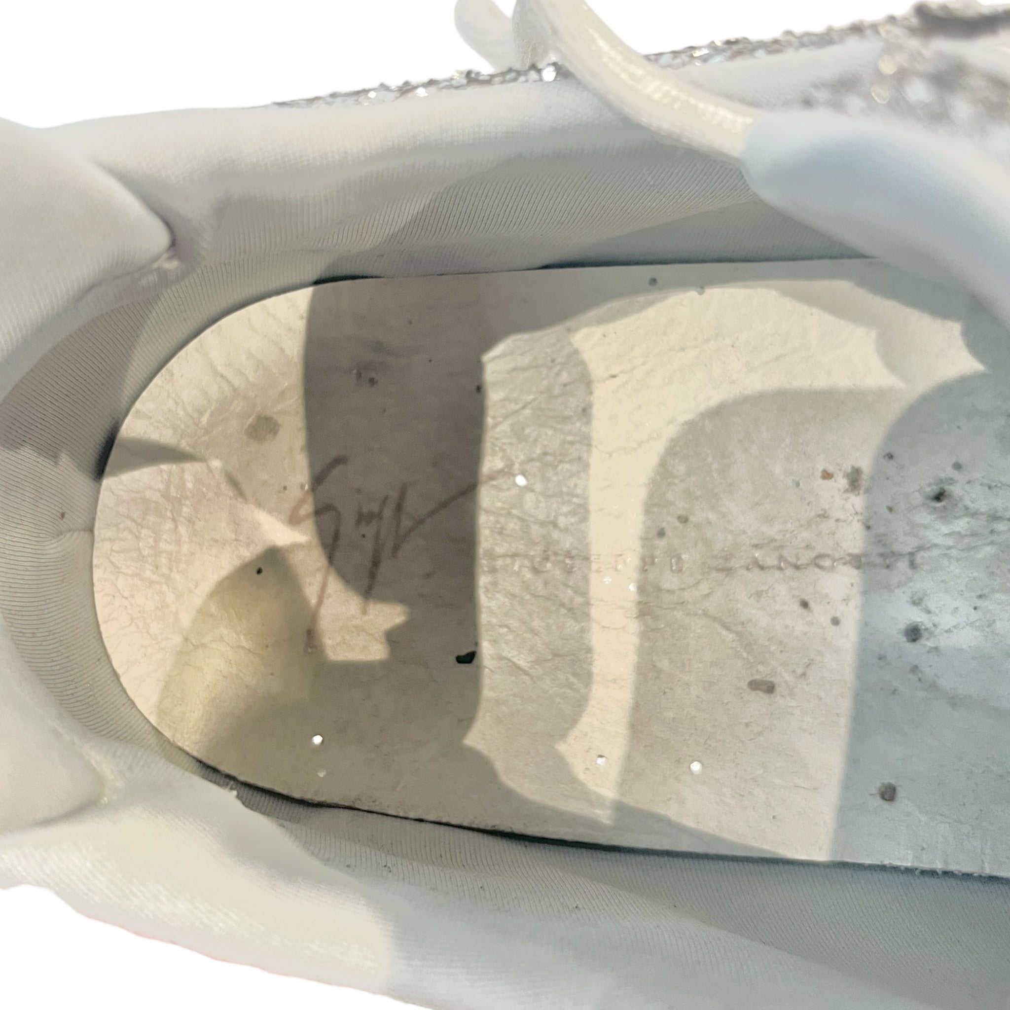 Giuseppe Zanotti/Low-Sneakers/US 10/Glitter/Acrylic/SLV/URCHIN SNEAKER view 3