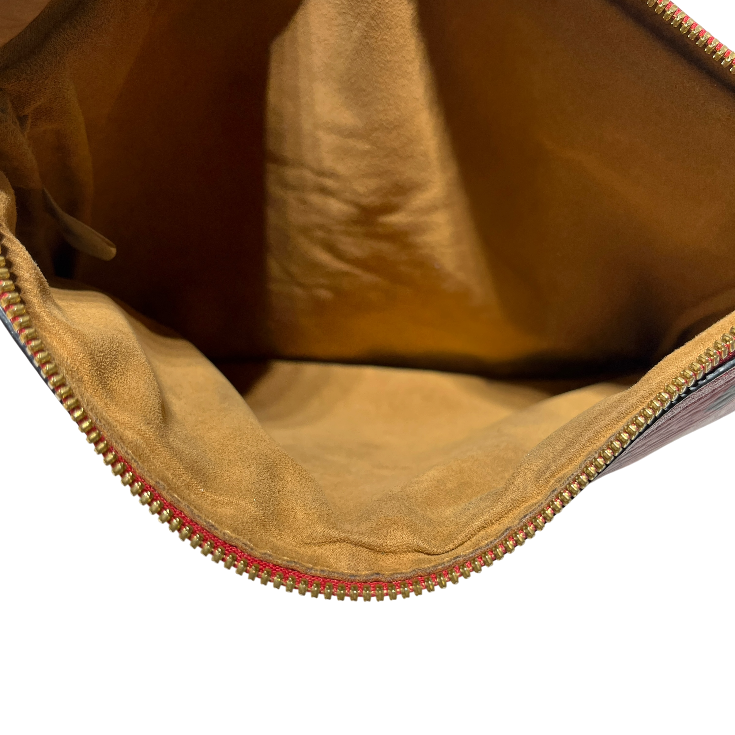 MCM/Pouch/Monogram/Leather/RED/Visetos medium crossbody view 5