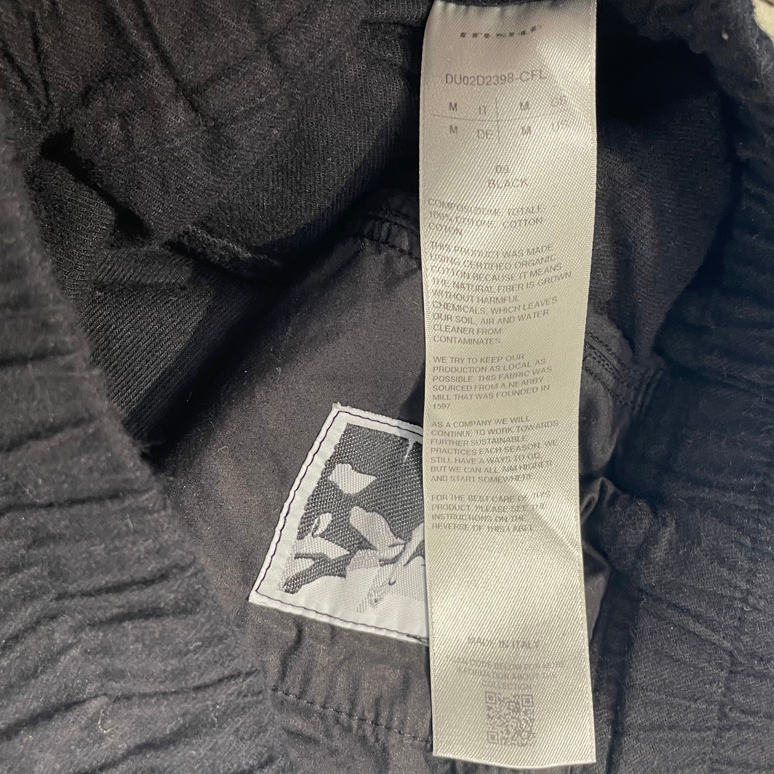 RICK OWENS DRKSHDW/Pants/M/Cotton/BLK/ view 5