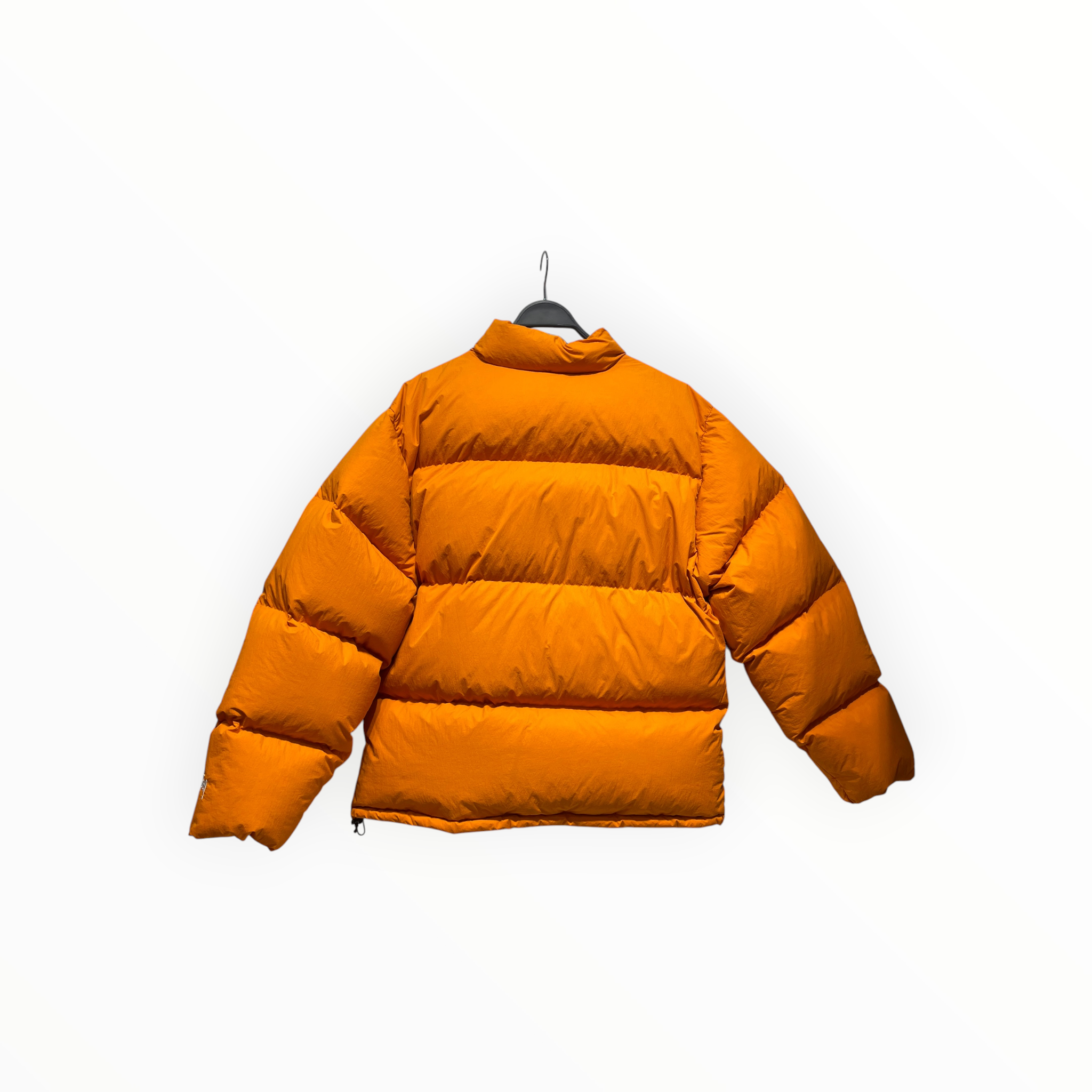 STUSSY/Puffer Jkt/L/Nylon/ORN/SILVER ZIPPER DOWN PUFFER view 2