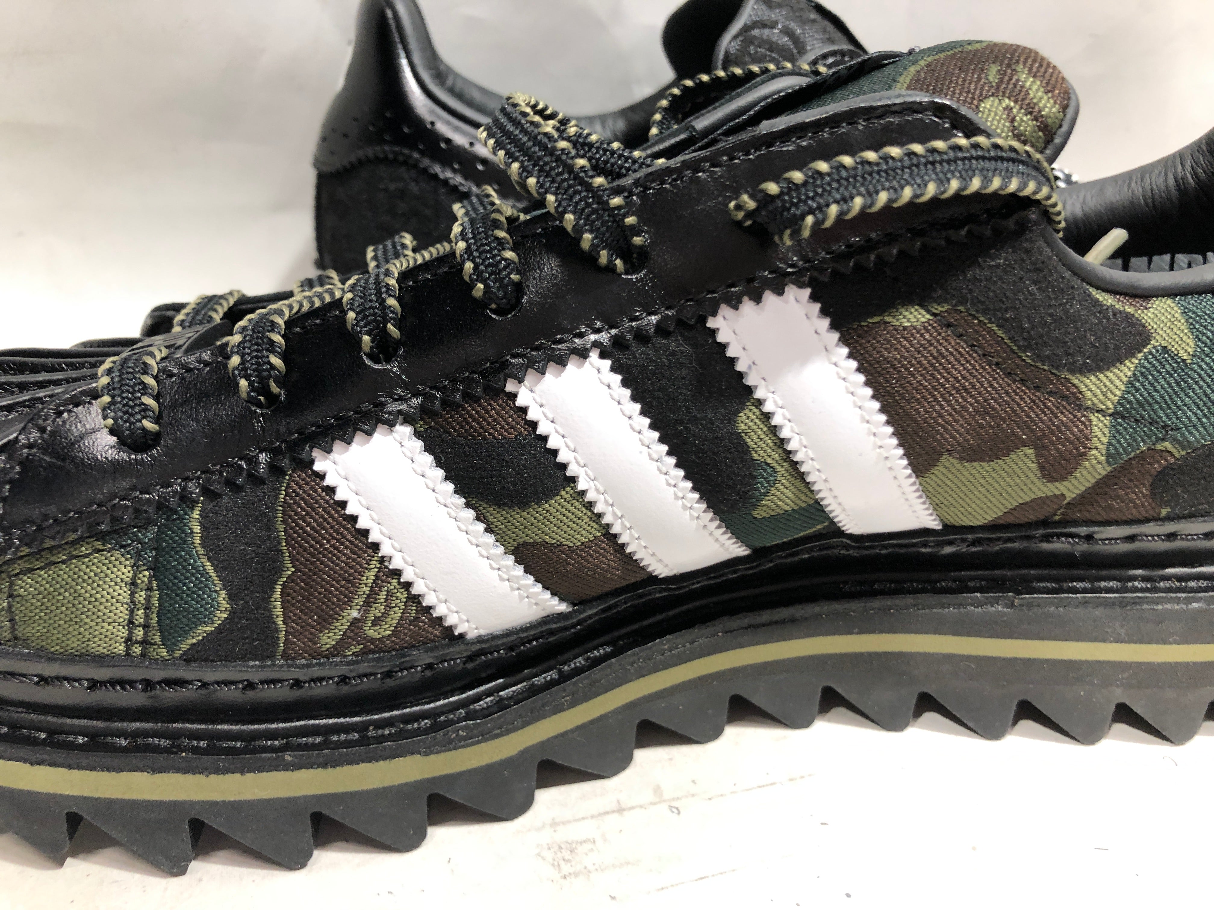 CLOT/adidas/A BATHING APE/Low-Sneakers/US 9/Camouflage/BLK/FRIENDS AND FAMILY CAMO view 6