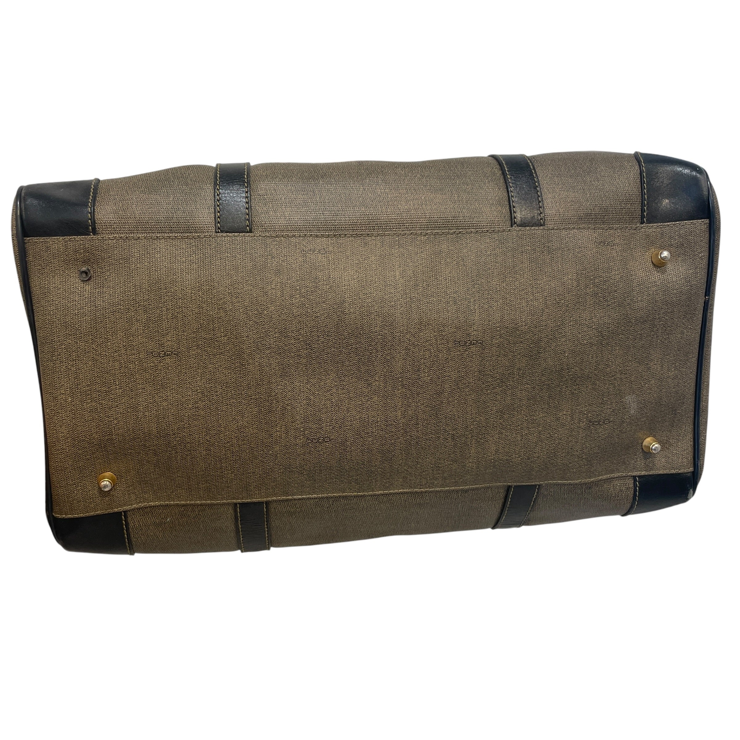 FENDI/Luggage/Leather/BRW/Travel Duffle view 4