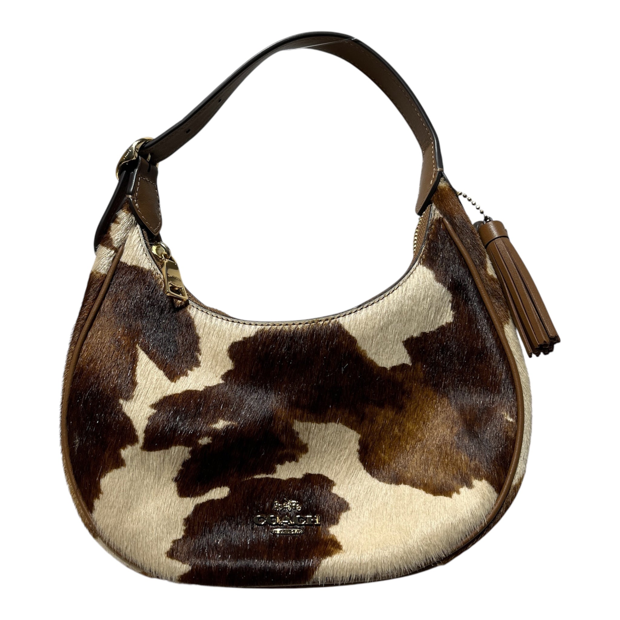 COACH/Hand Bag/Cowhide/BRW/CALFPRINT view 1