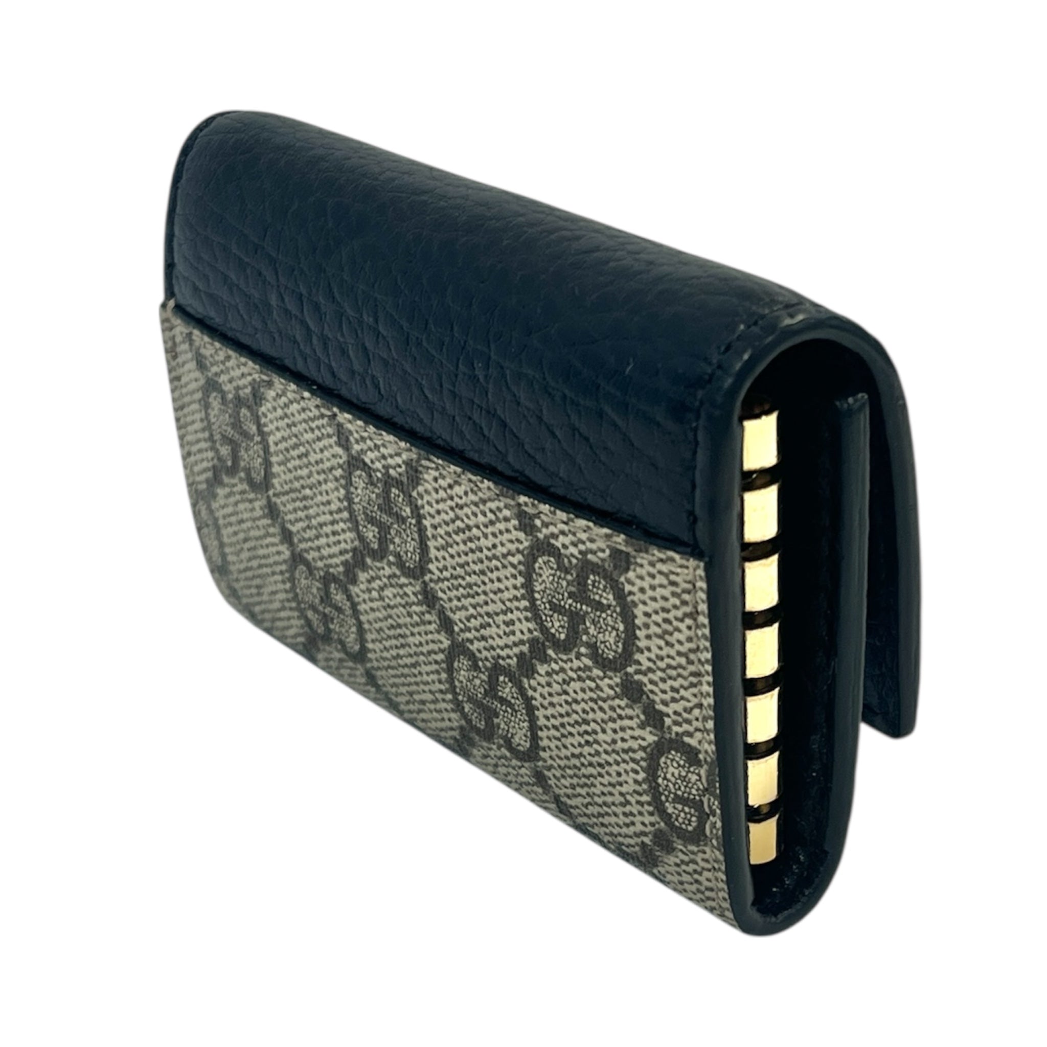 GUCCI/Wallet/Monogram/Leather/NVY/KEYHOLDER view 2