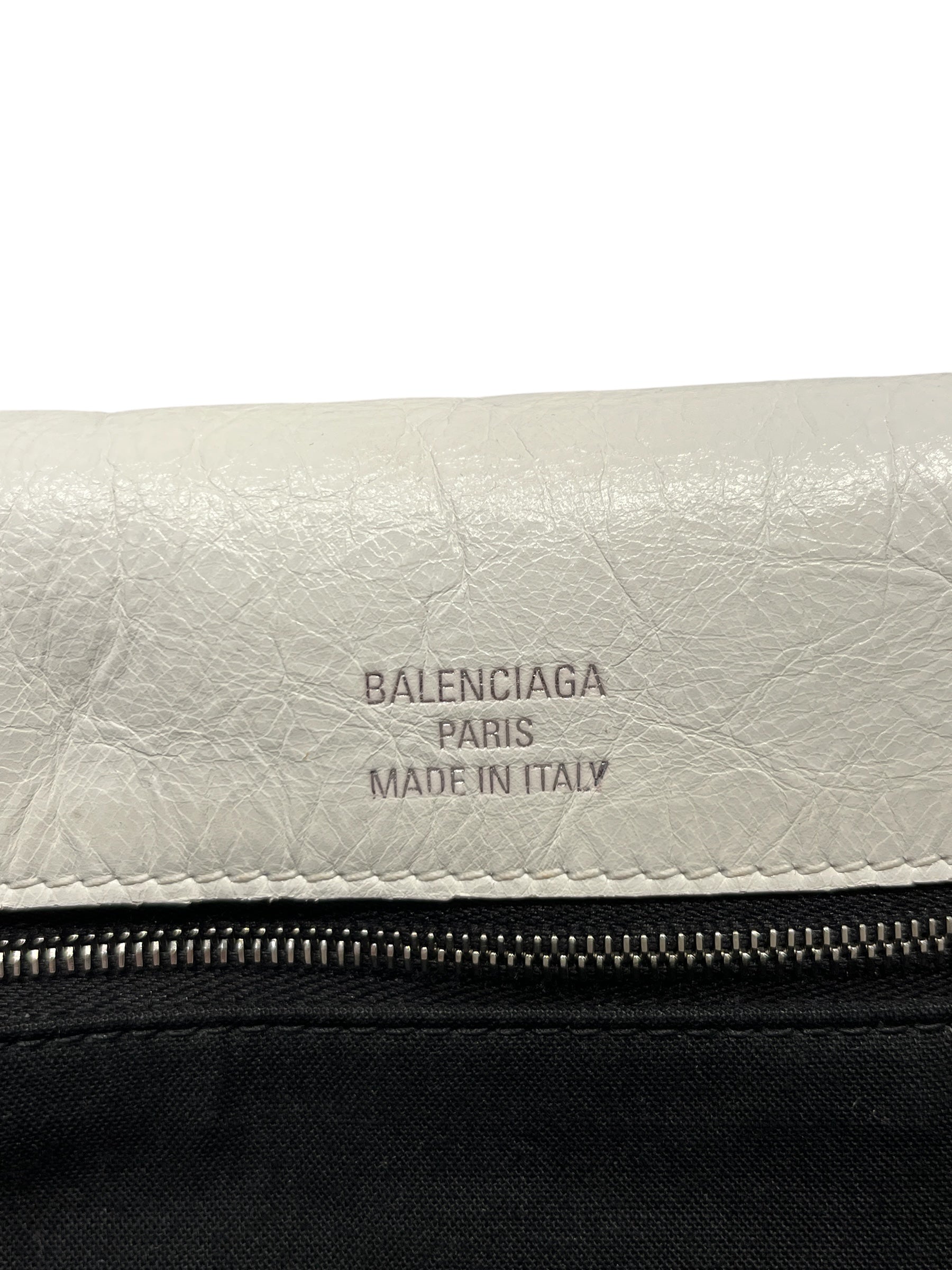 BALENCIAGA/Hand Bag/L/Leather/WHT/BB Large Flap view 5
