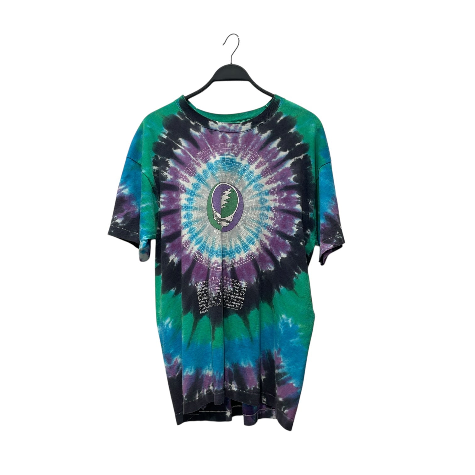 Vintage/T-Shirt/XL/Cotton/MLT/All Over Print/TYE DYE 1990 GREATFUL DEAD 25 view 1