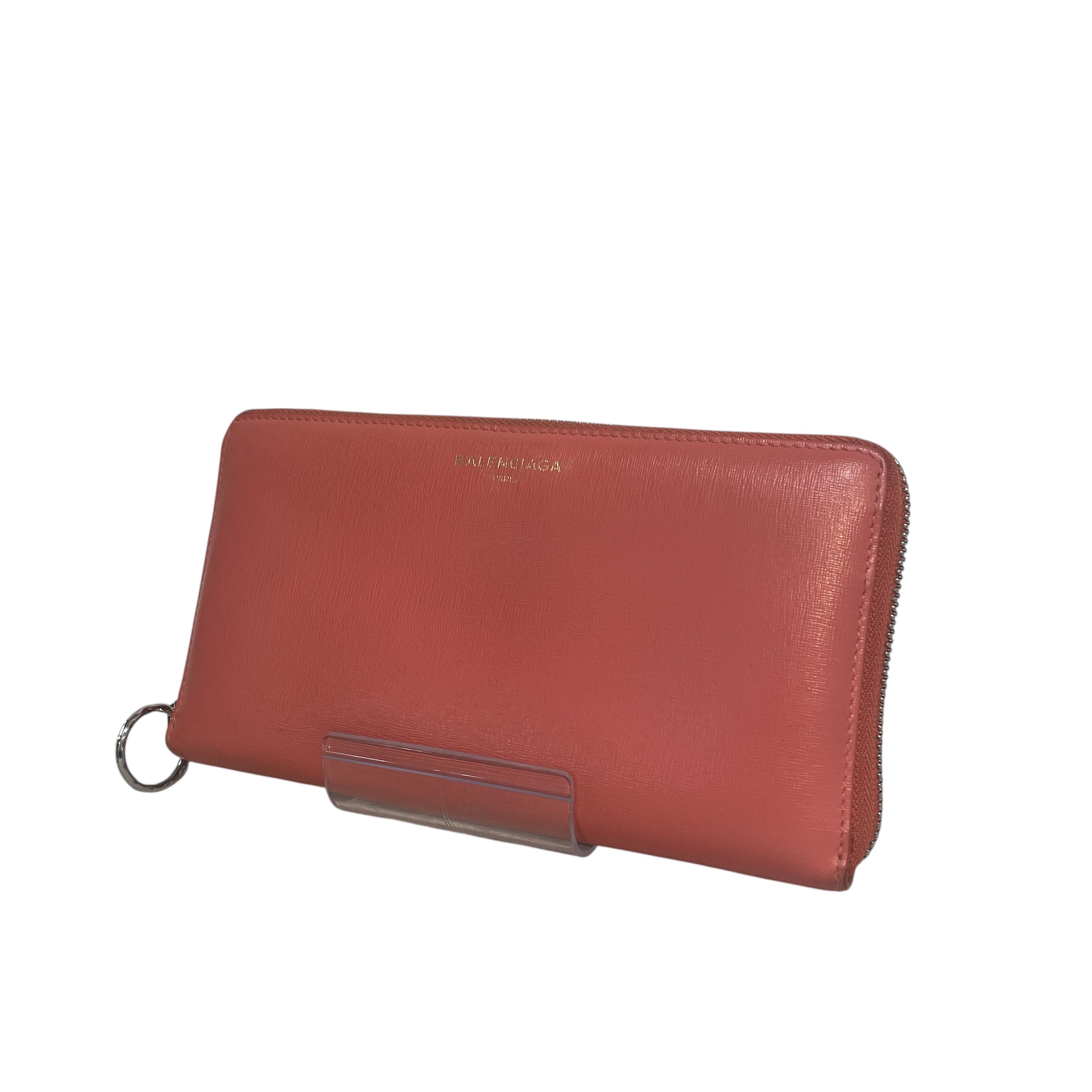 BALENCIAGA/Wallet/Leather/PNK/Exclusive Zip Around Wallet view 1