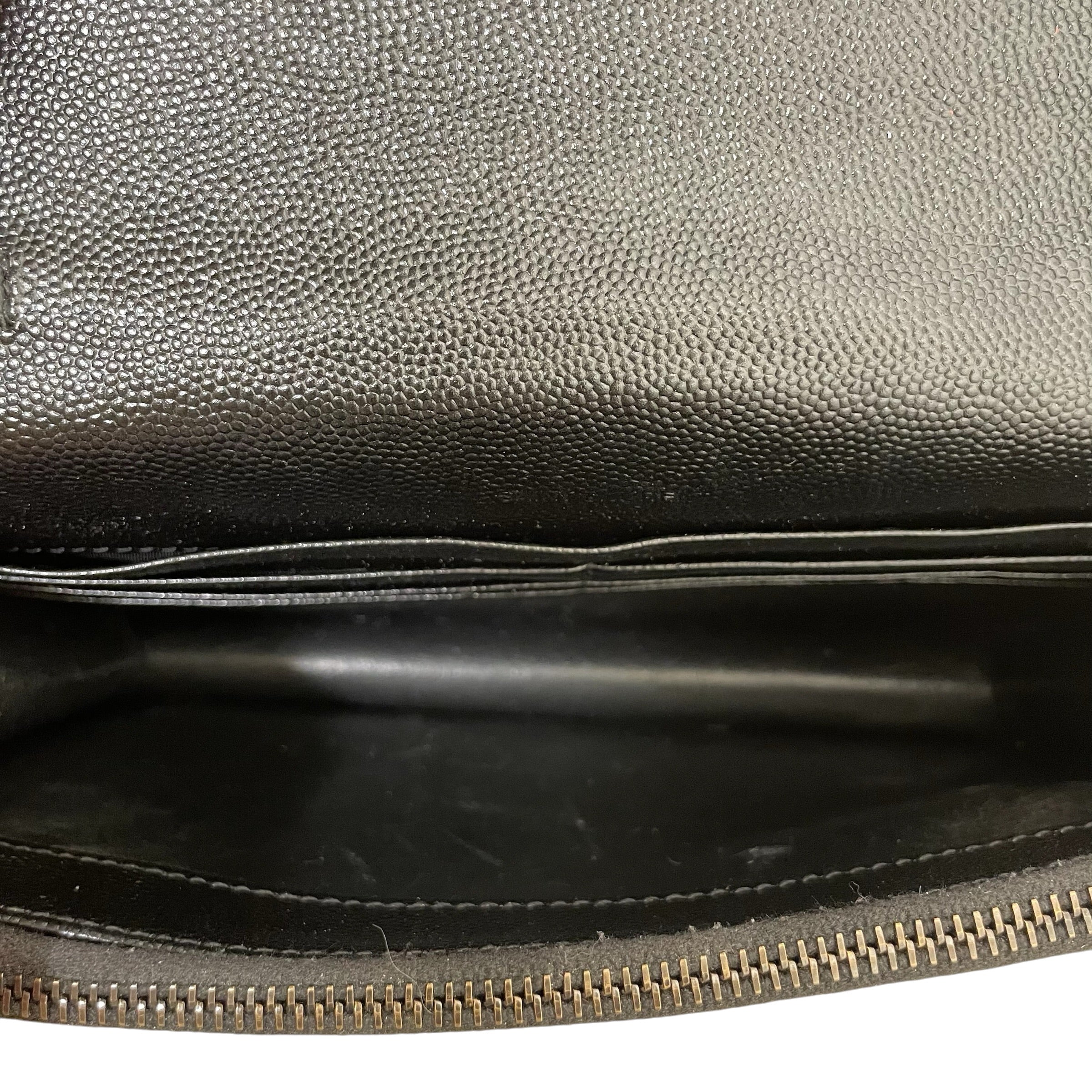 YVES SAINT LAURENT/Cross Body Bag/Leather/BLK/CASSANDRE MATELASSE ENVELOPE view 10