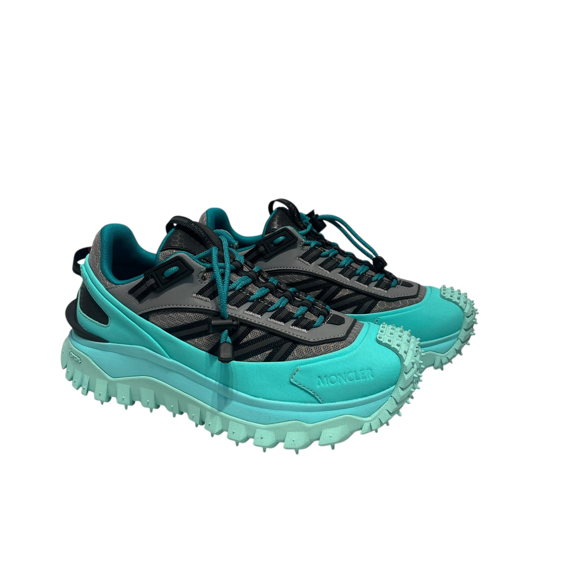 MONCLER/Low-Sneakers/EU 37.5/Cotton/BLU/HIKING SHOES view 1