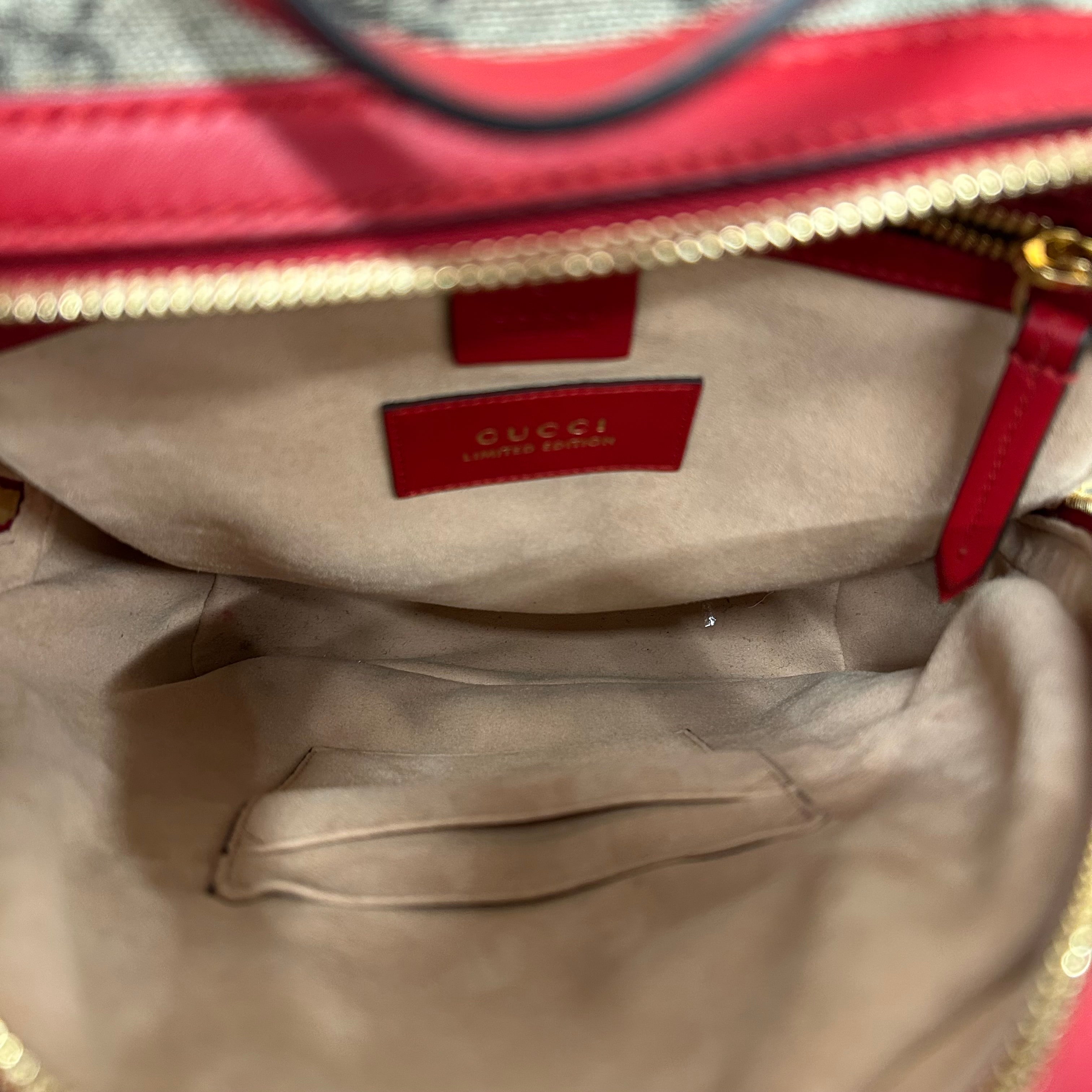 GUCCI/Backpack/All Over Print/BEG/PATCHES SE view 4