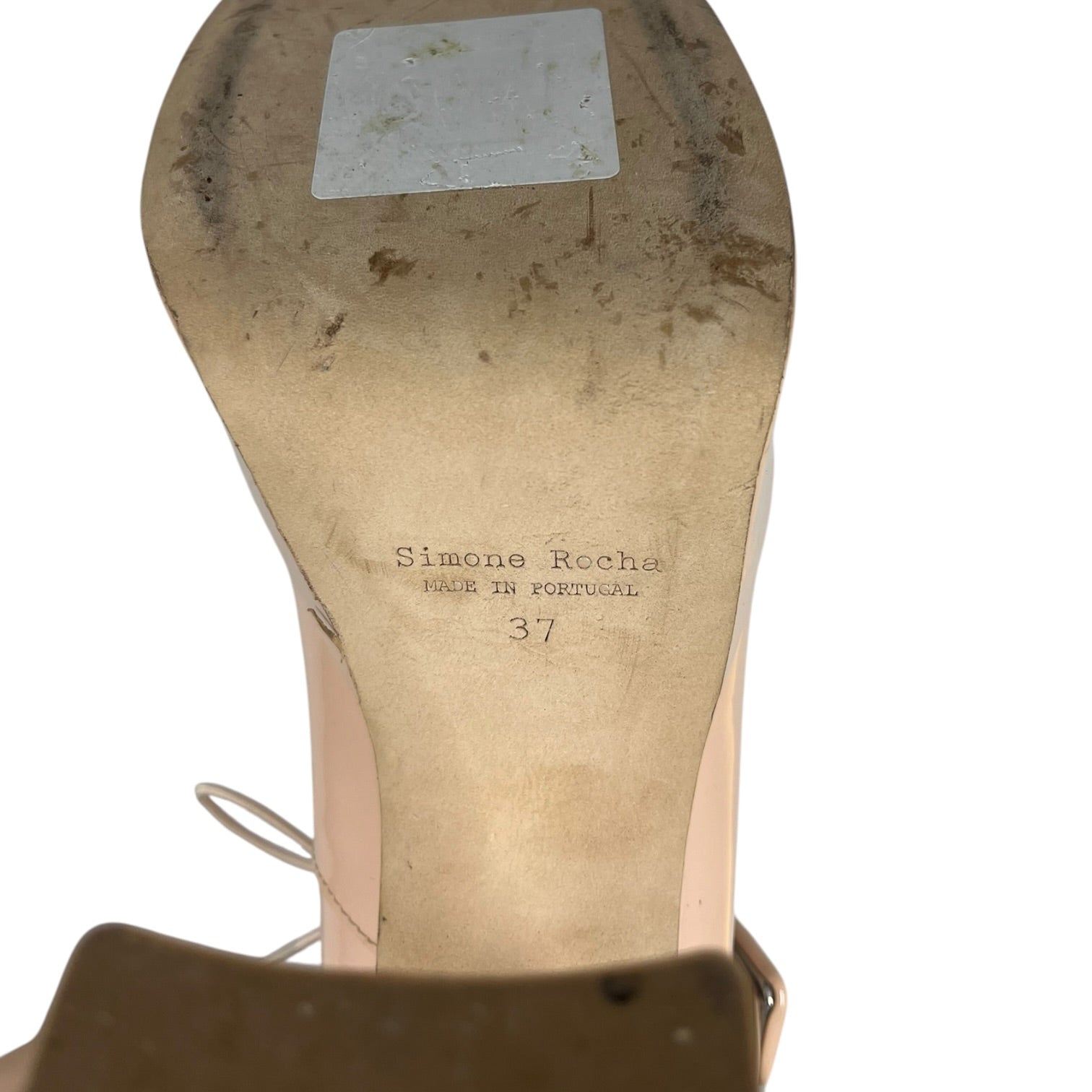 SIMONE ROCHA/Heels/EU 37/Leather/PNK/BALLET PUMPS view 3