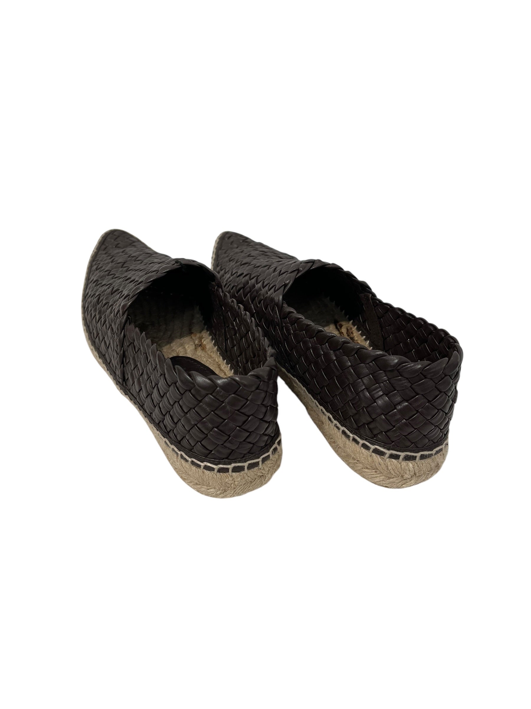 BOTTEGA VENETA/Low-Sneakers/EU 37/Leather/BRW/espadrill pointed toe weave view 2
