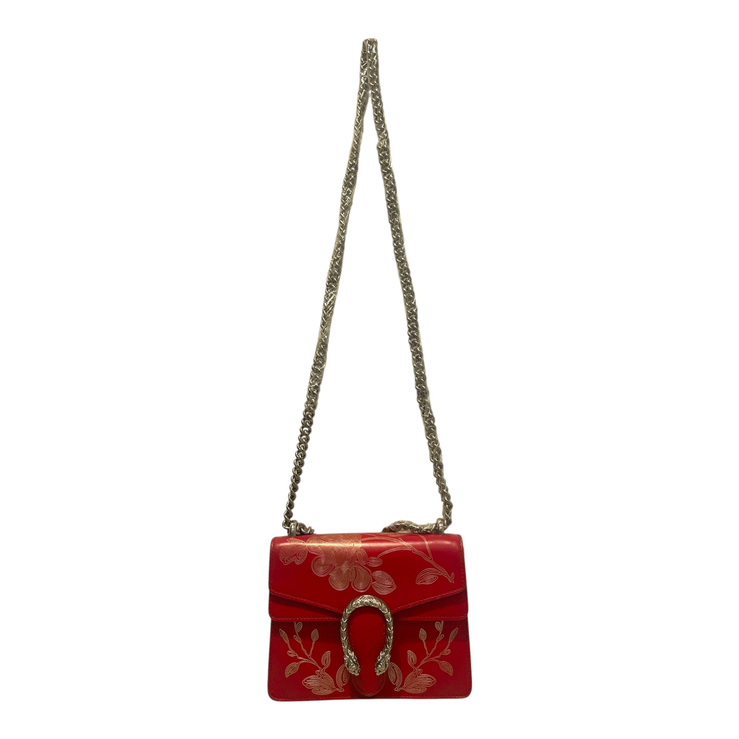 GUCCI/Cross Body Bag/Leather/RED/Chinese New Year DInoysus Bag view 1
