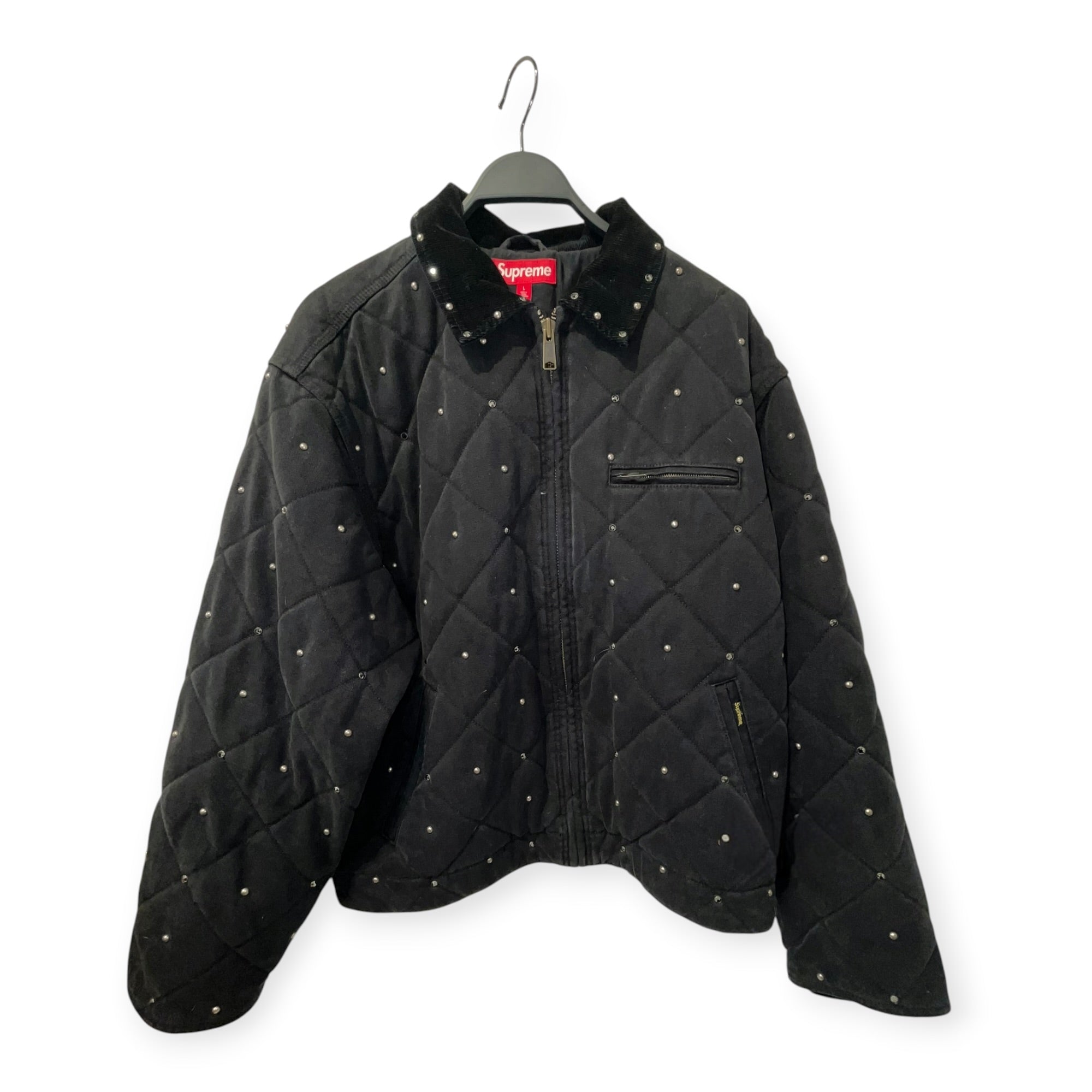Supreme/b.b.simon/Jacket/L/Cotton/BLK/STUDDED WORK JKT view 1