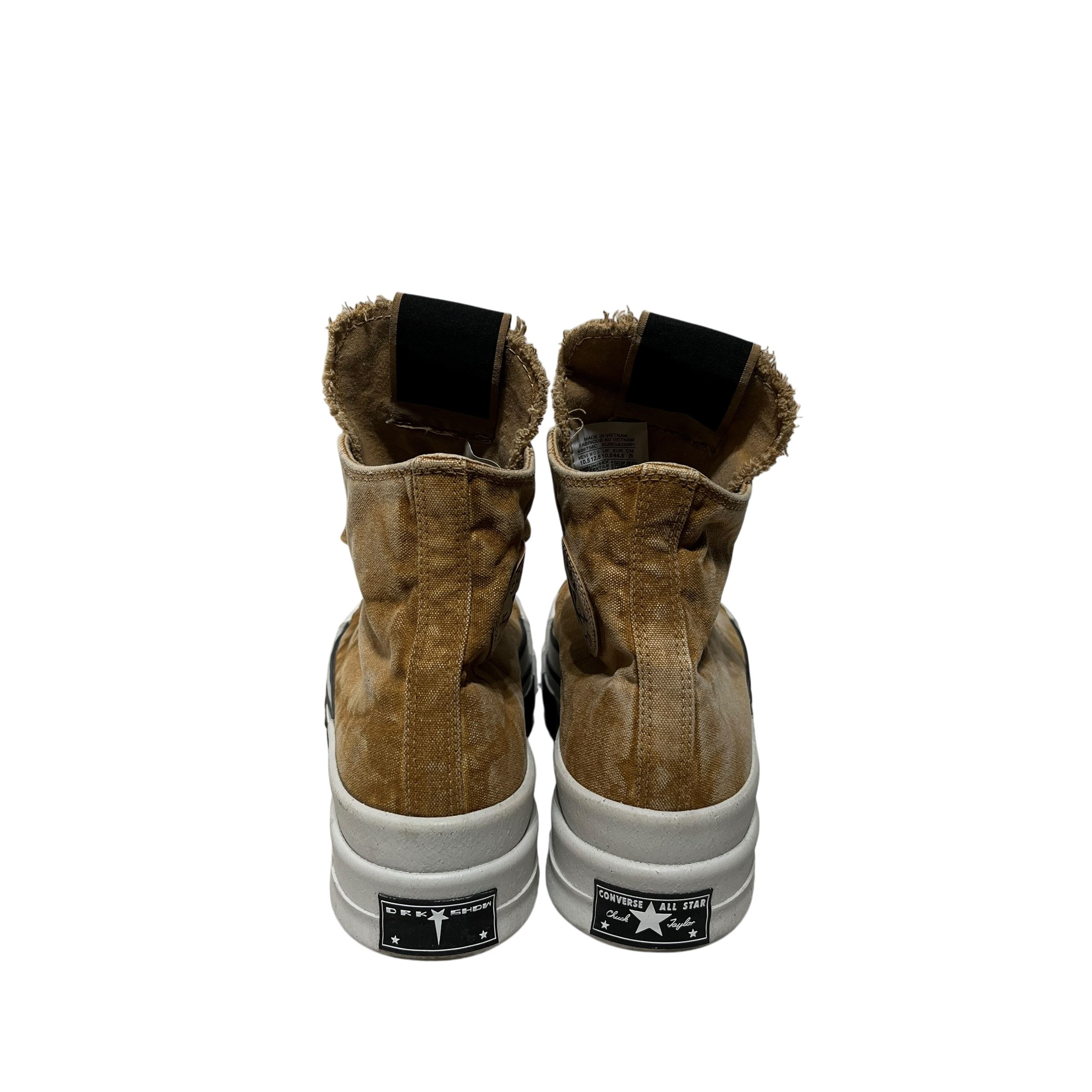 RICK OWENS DRKSHDW/Hi-Sneakers/US 10.5/Cotton/KHK/ view 5