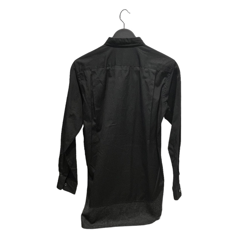 COMME des GARCONS HOMME PLUS/LS Shirt/XS/Black/Cotton/PO-B038 AD2014/PO-B038 AD2014