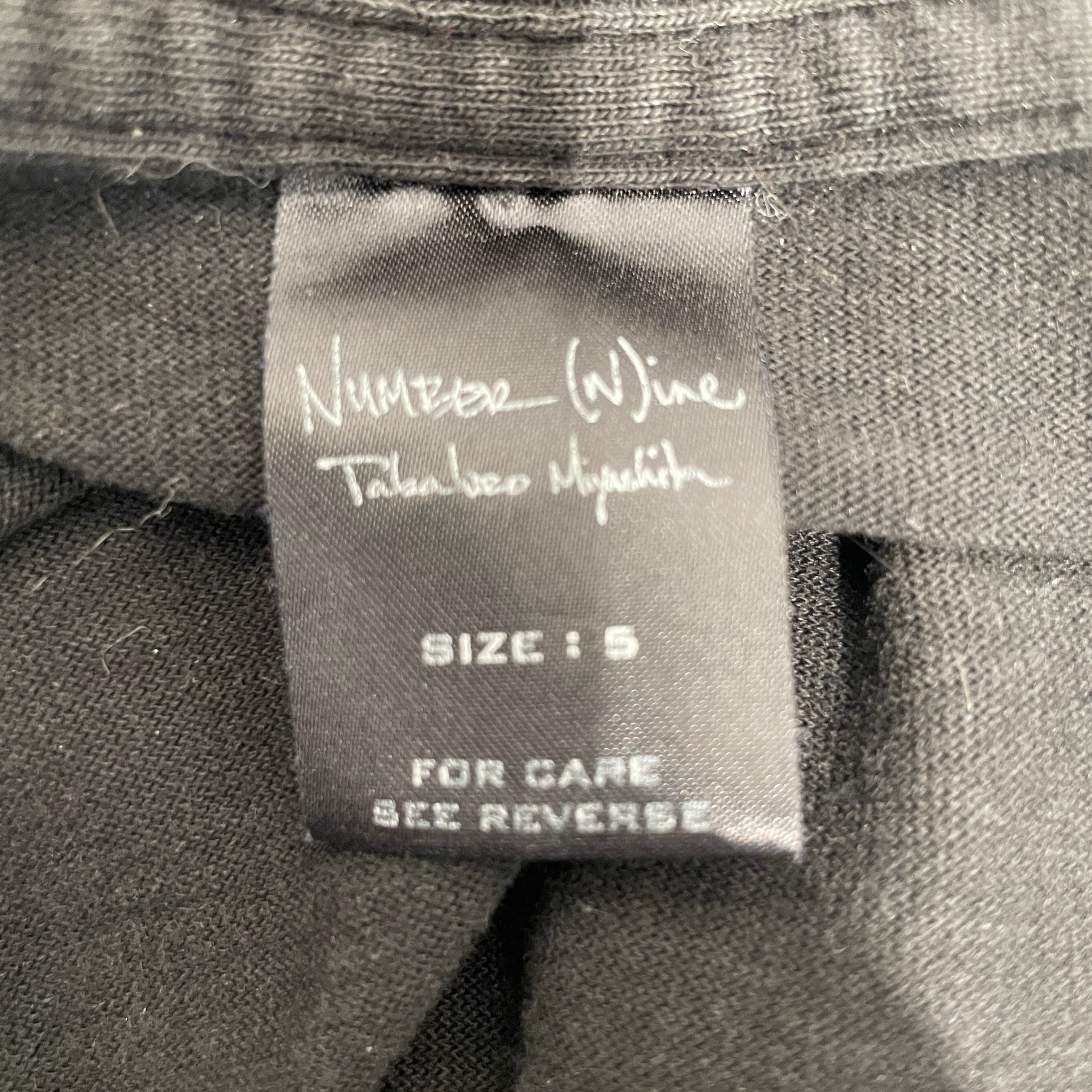 NUMBER (N)INE/T-Shirt/5/Cotton/BLK/OLD NO.9 view 3