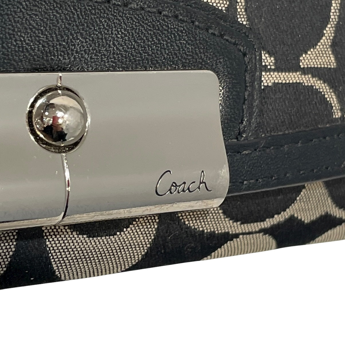 COACH/Bifold Wallet/Monogram/Nylon/BLK/Bi fold Wallet view 5