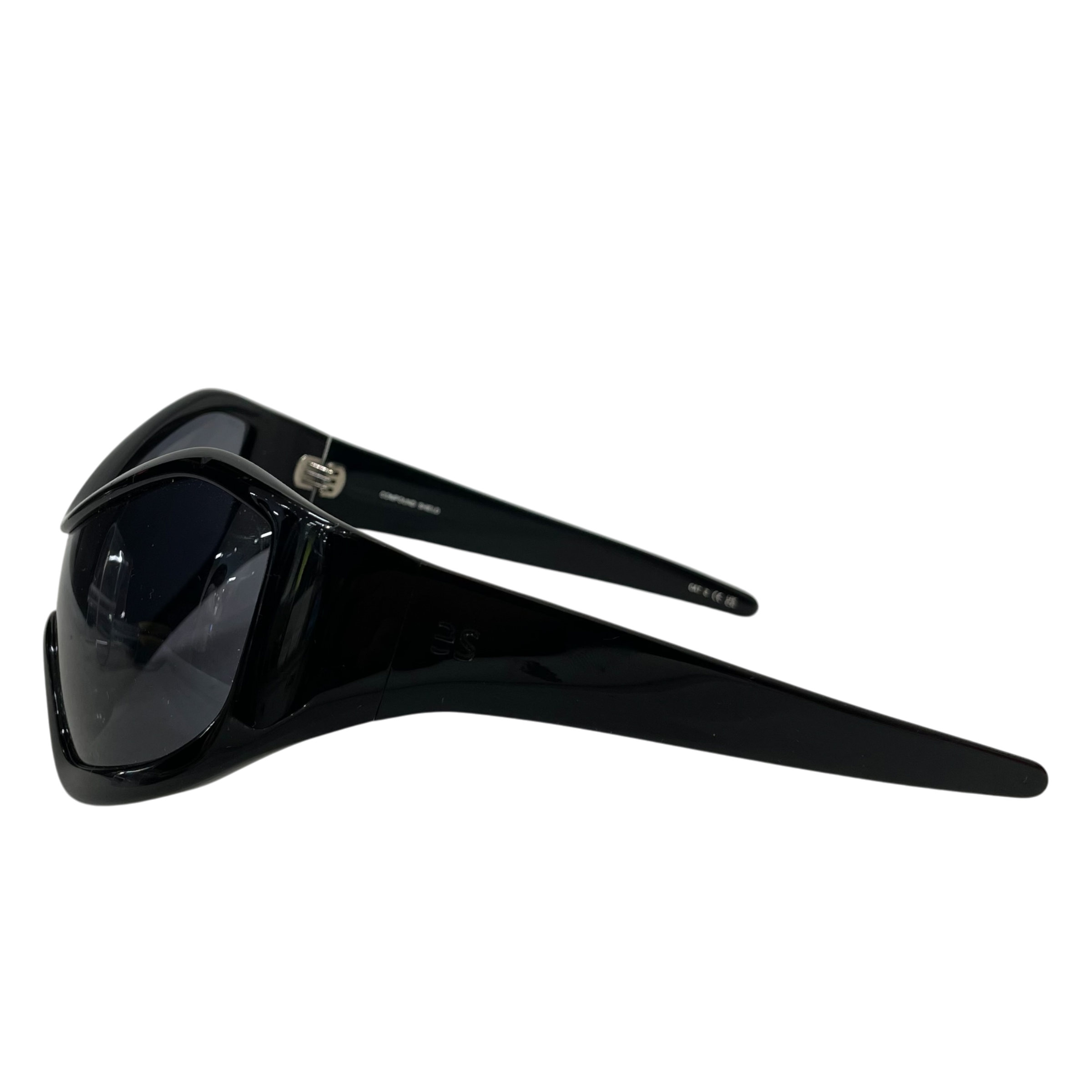 entire studios/Sunglasses/Plastic/BLK/M's/COMPOUND SHIELD GLASSES view 2