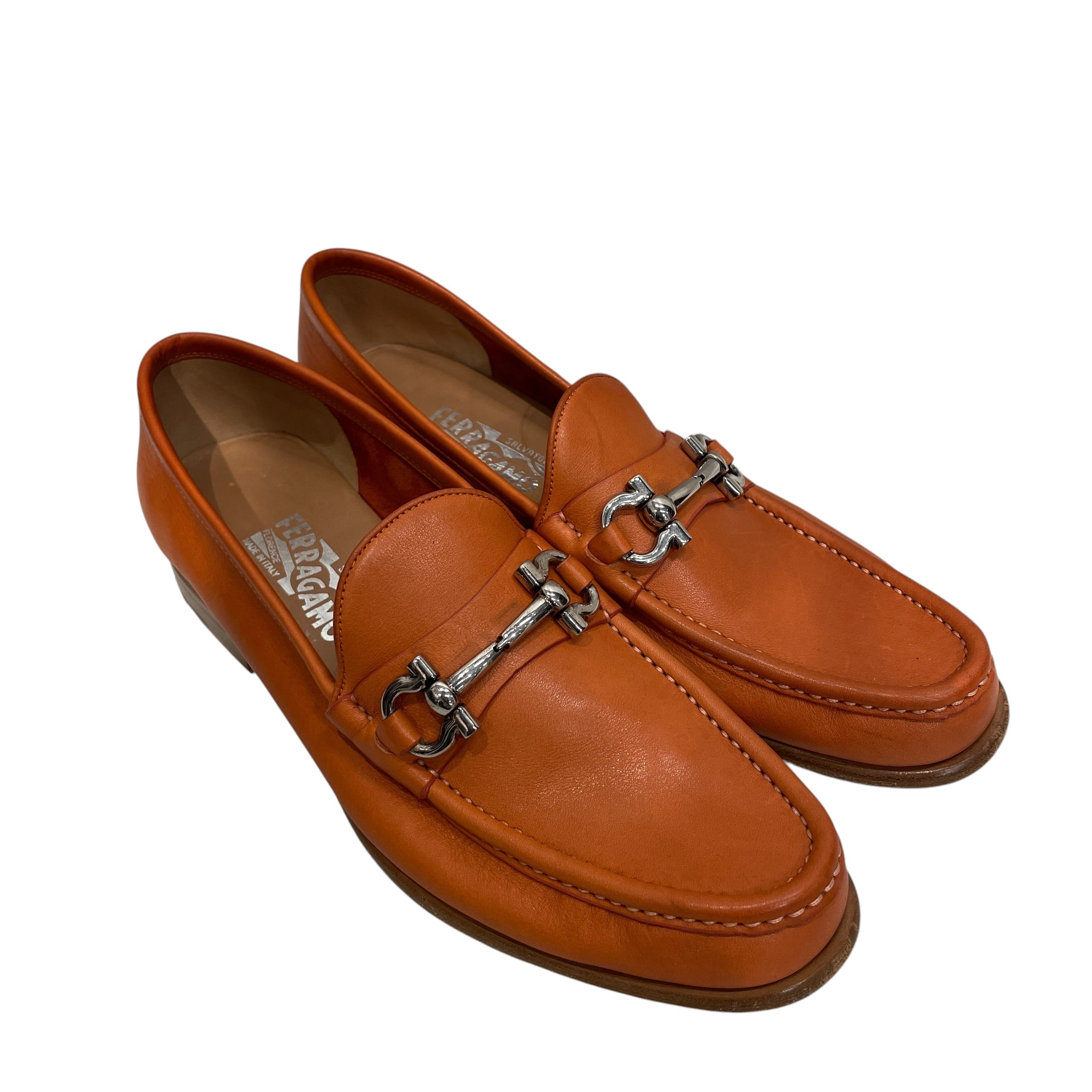 Salvatore Ferragamo/Dress Shoes/US 9/Leather/ORN/LOAFER HORSEBIT BUCKLE view 1