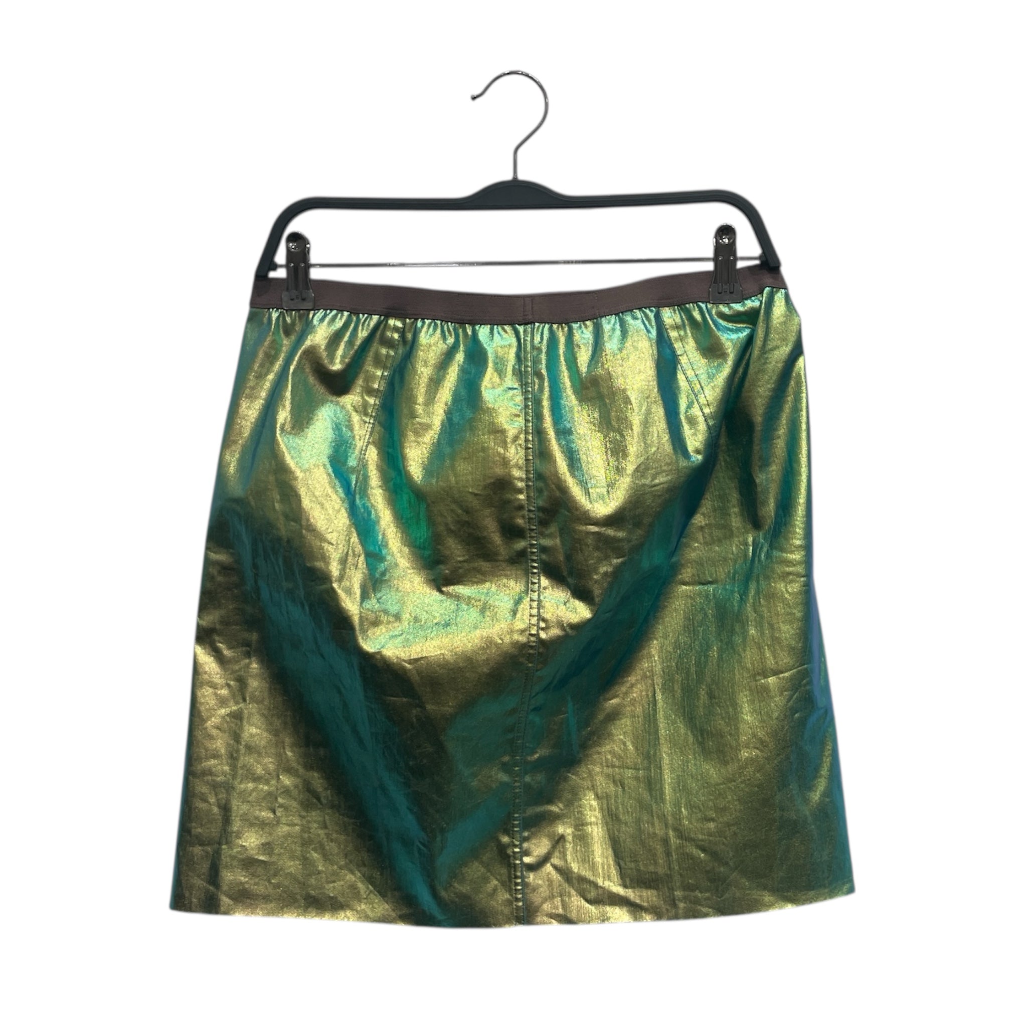 Rick Owens/Skirt/10/Polyester/GRN/IRIDESCENT SKIRT view 2