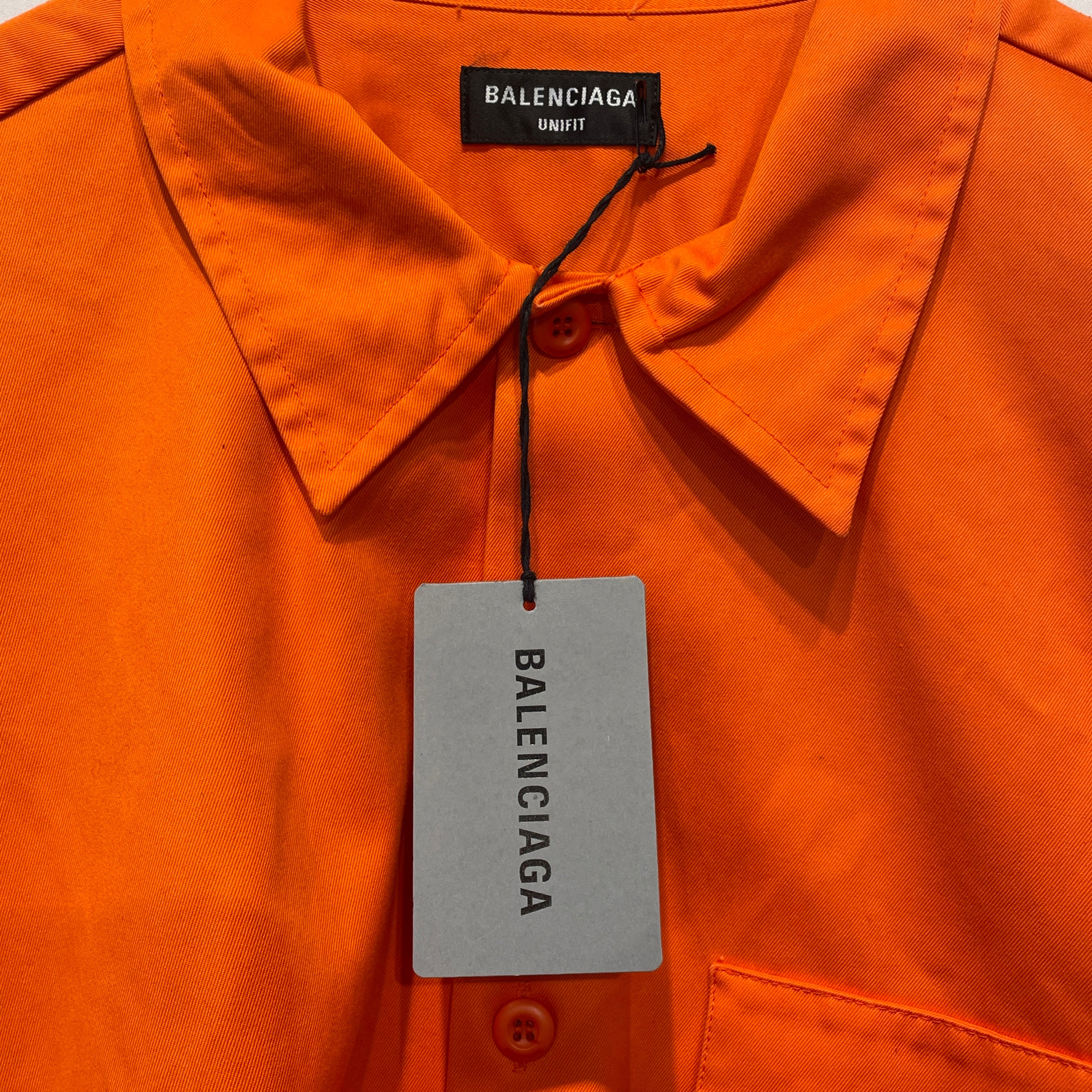BALENCIAGA/SS Shirt/2/Cotton/ORN/OVERSIZED view 5
