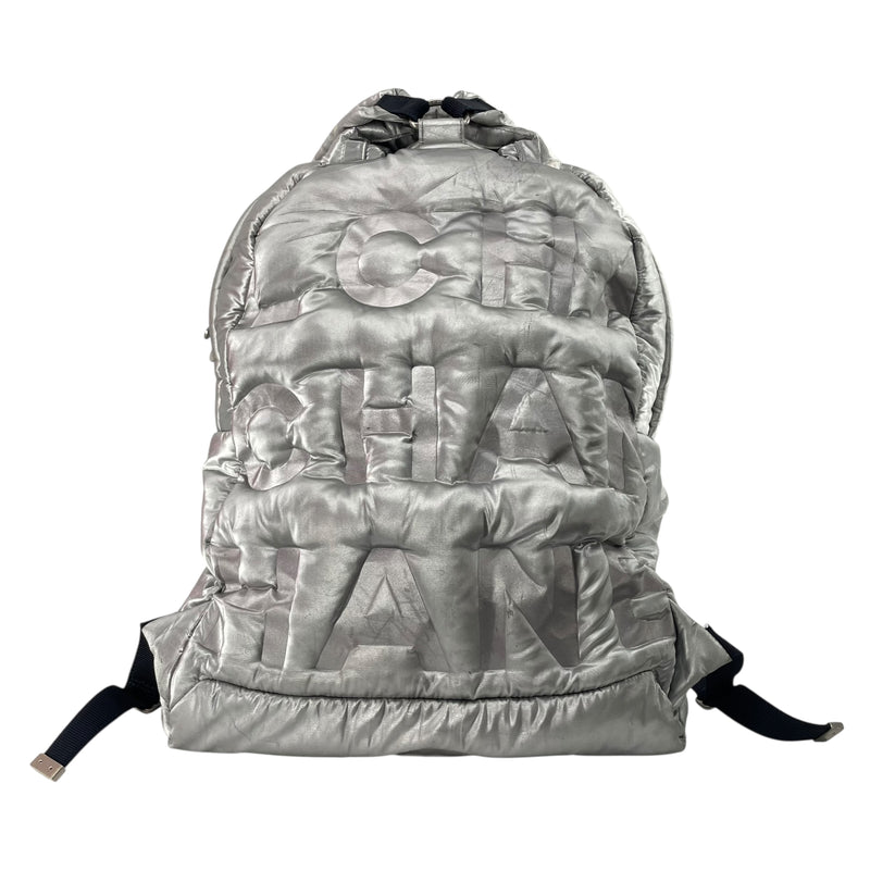 CHANEL/Backpack/Nylon/SLV/DOUDOUNE PUFFY