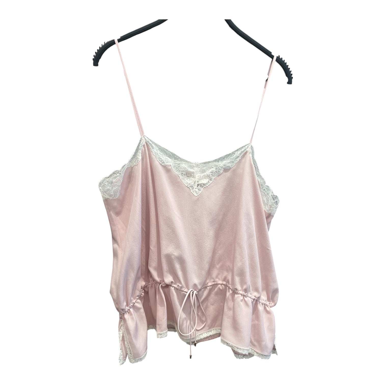 Chloe/Camisole/Silk/PNK/DRAWSTRING / LACE view 1