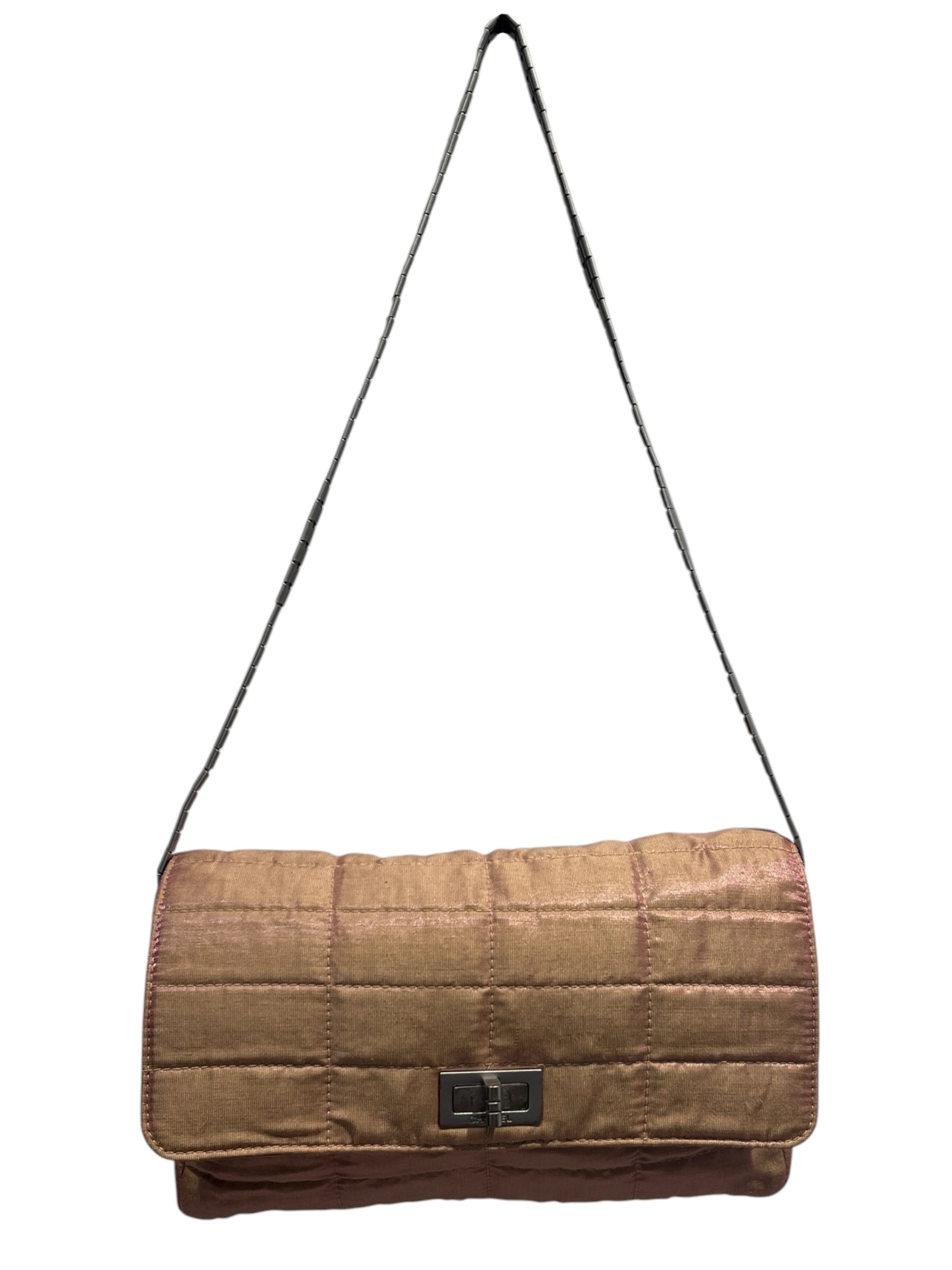 CHANEL/Tote Bag/PNK/IRIDESCENTPNKSLVRSTRAP view 1
