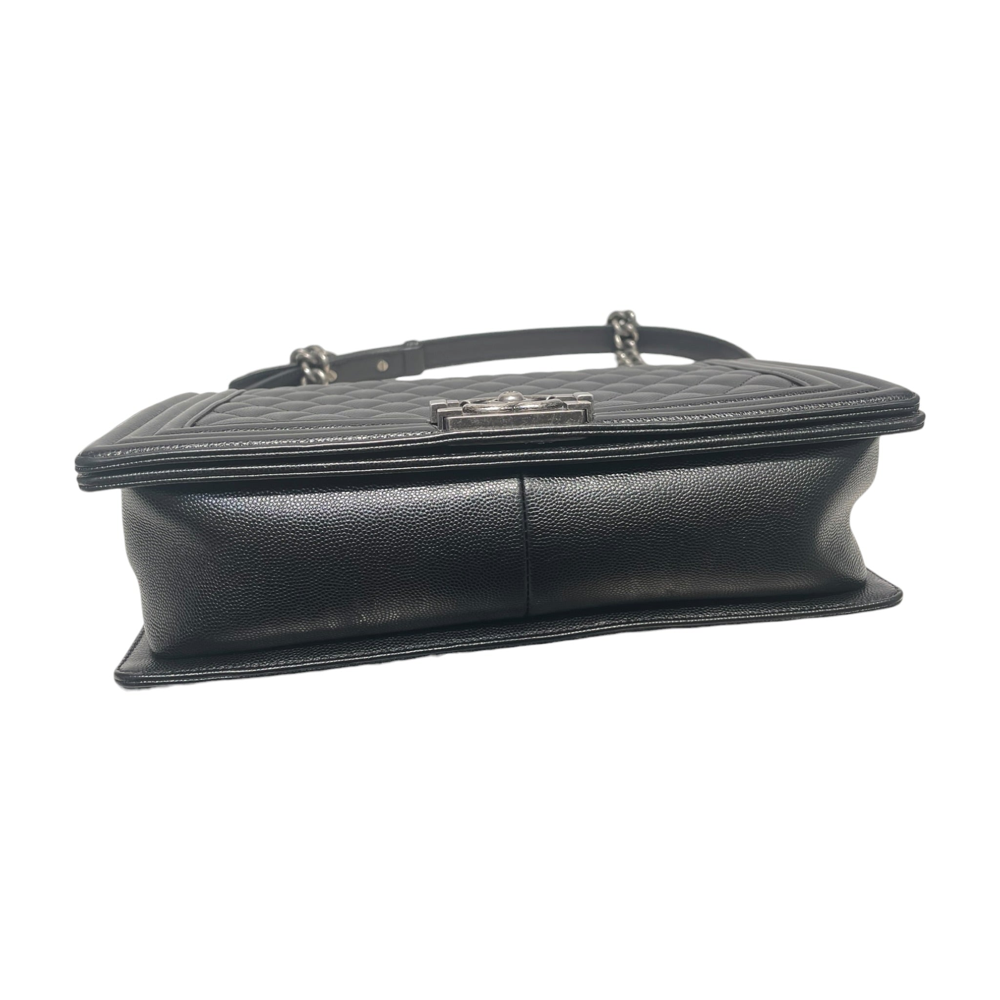 CHANEL/Bag/Leather/BLK/CHANEL BOY BAG MED view 3