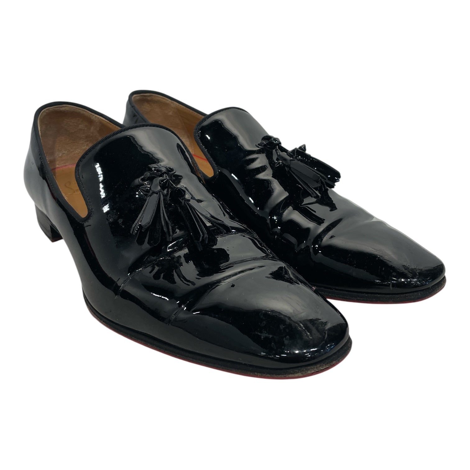 Christian Louboutin/Loafers/EU 43/Leather/BLK/ view 1